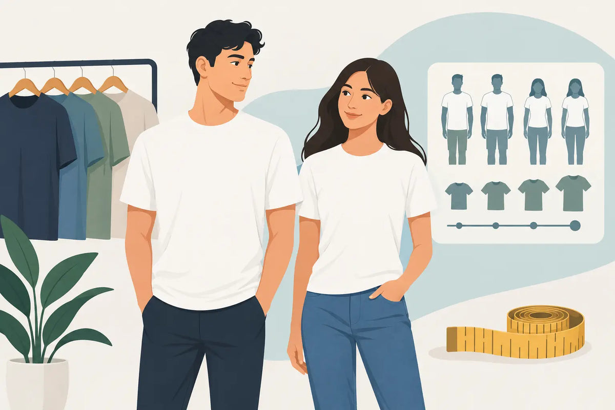 How to Choose Unisex Tee Sizes Without Guesswork