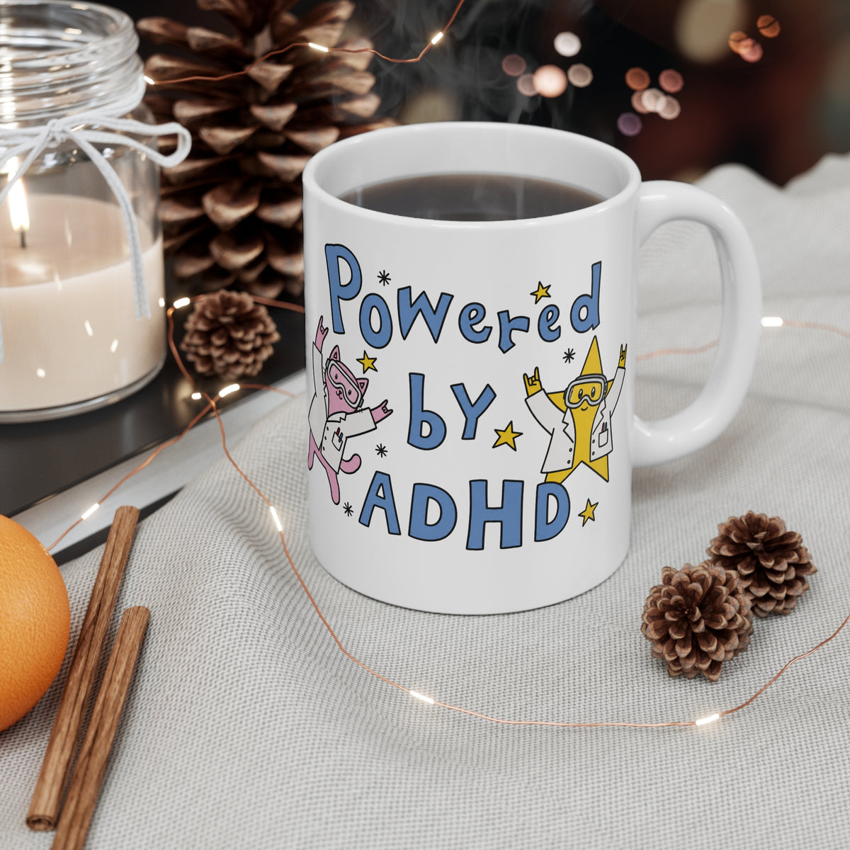 Powered by ADHD 11oz Mug