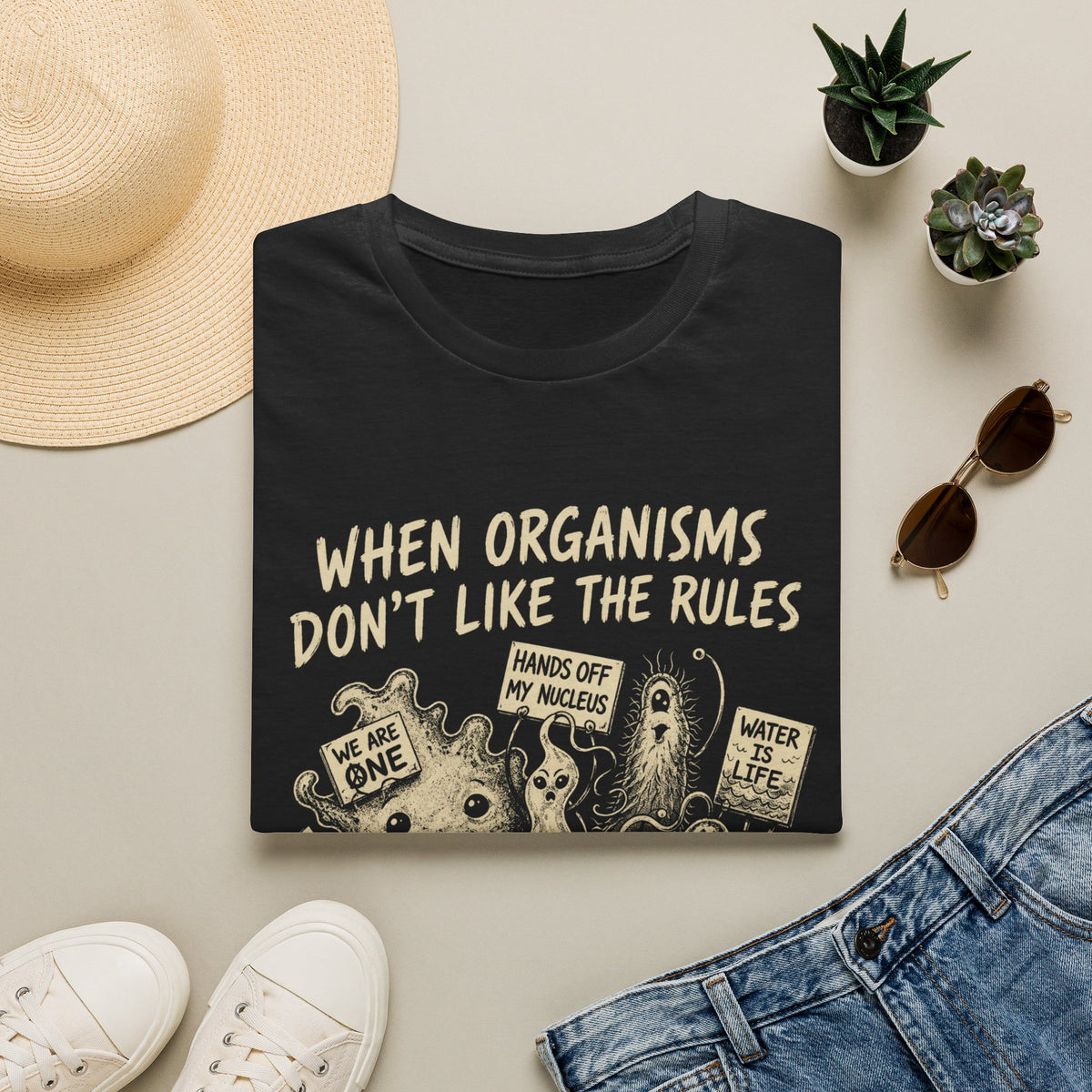 When Organisms Don't Like the Rules Tee