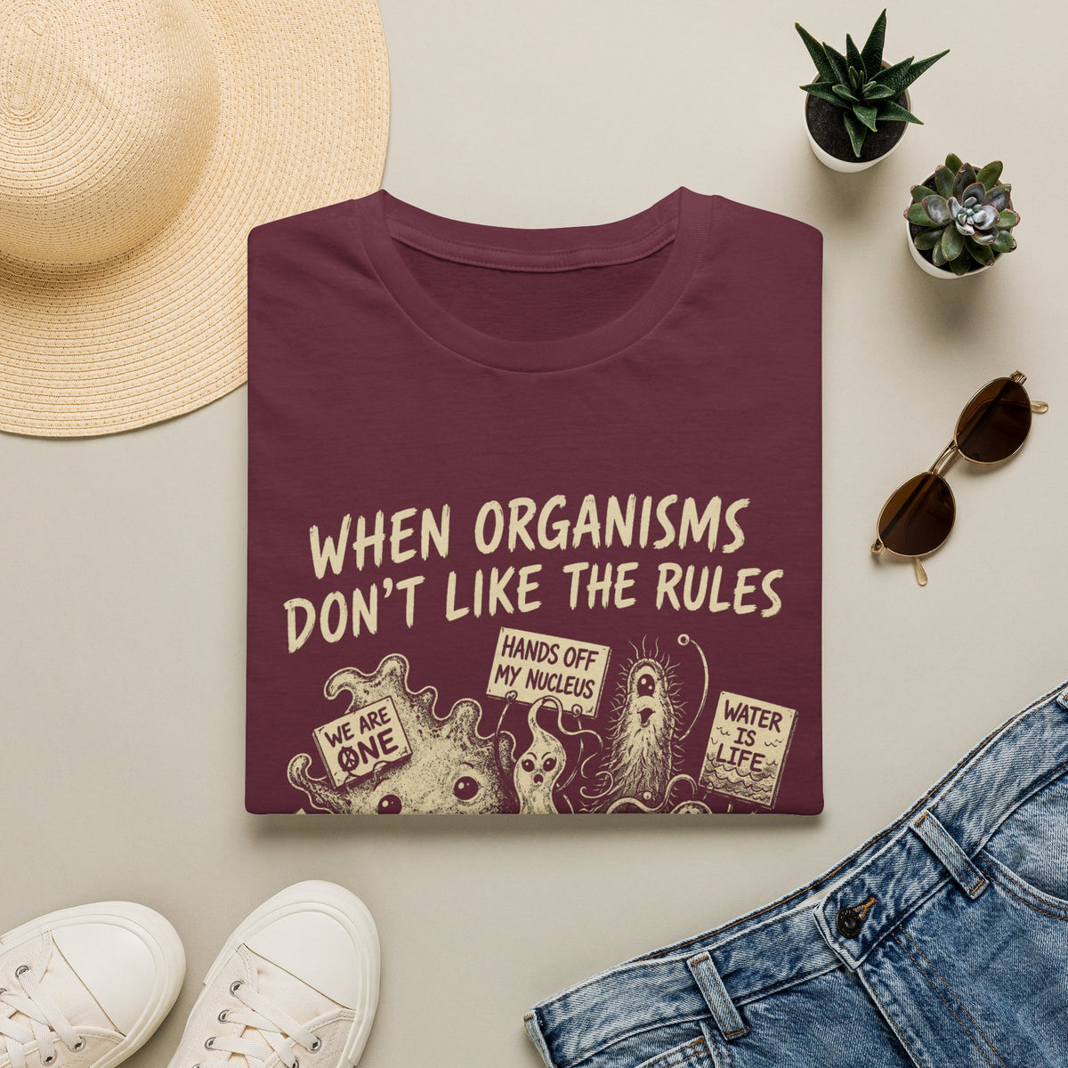 When Organisms Don't Like the Rules Tee