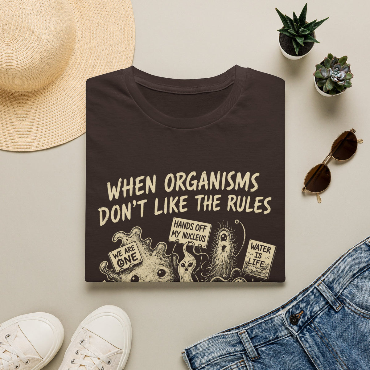 When Organisms Don't Like the Rules Tee