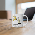 Reviewer 2 Can Eat my Banana 11oz Mug