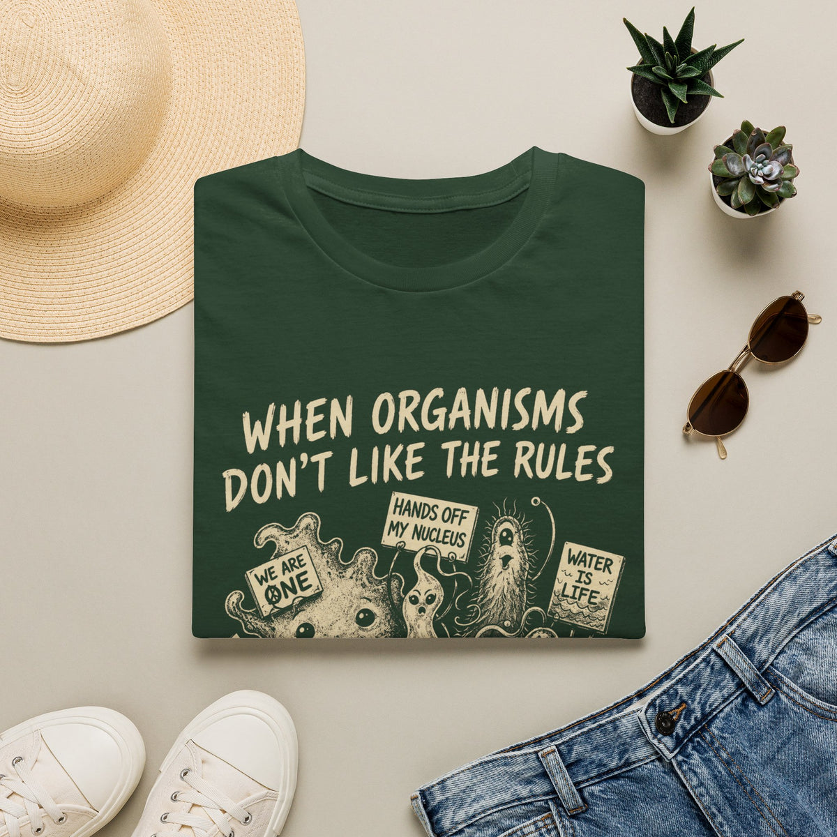 When Organisms Don't Like the Rules Tee