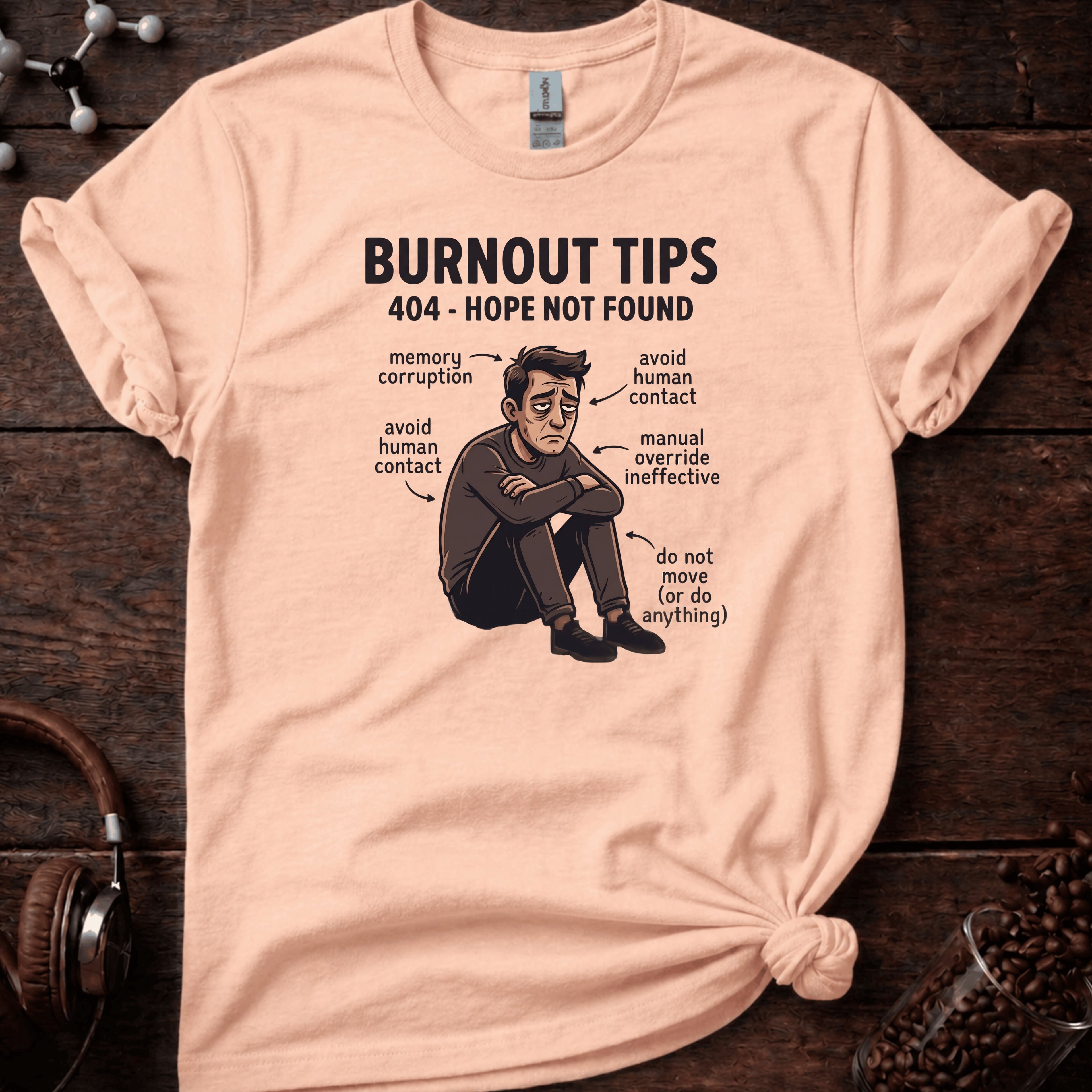 Burn out tips Tee