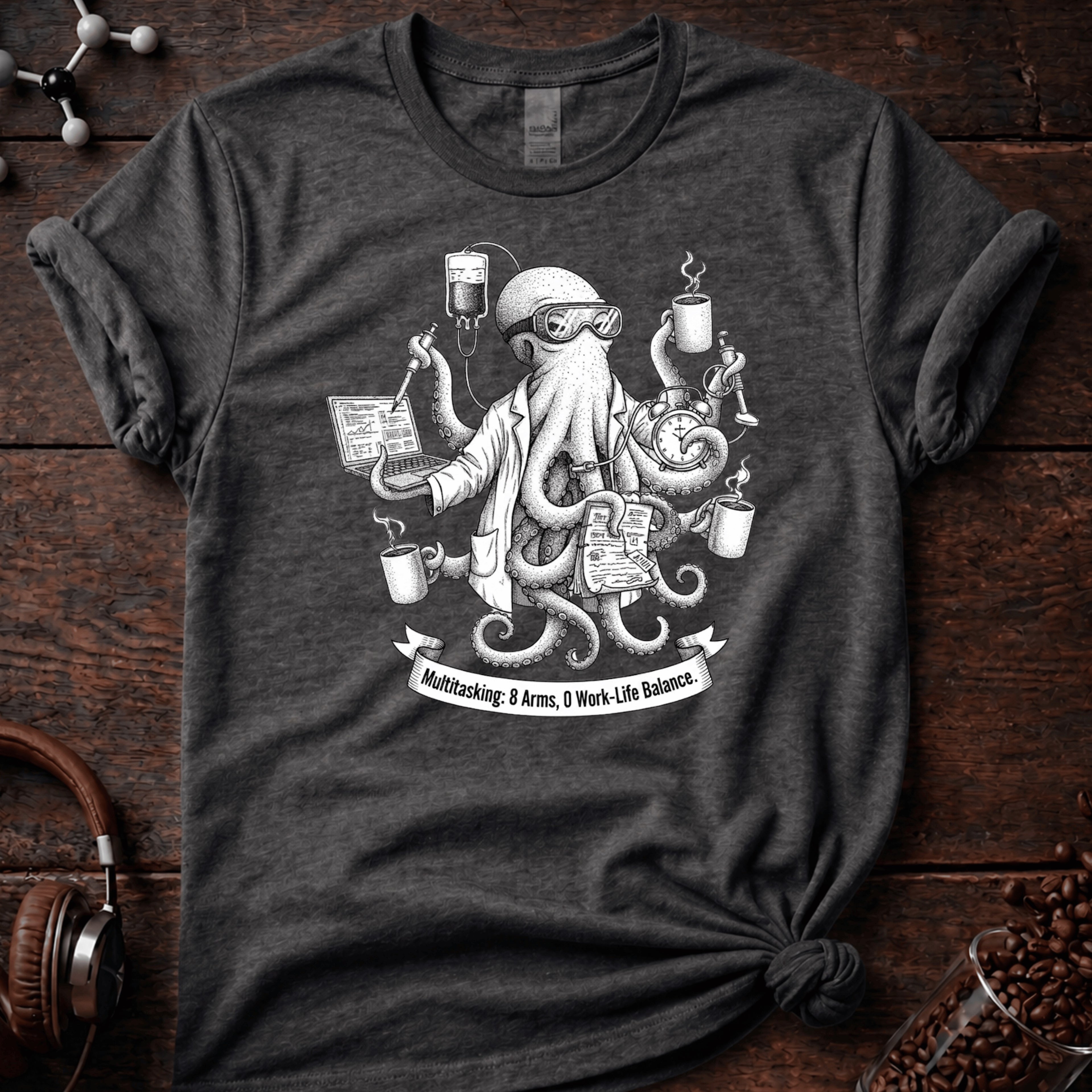 Multitasking 8 Arms Tee