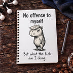 No Offense to Myself But.. A5 Spiral Notebook