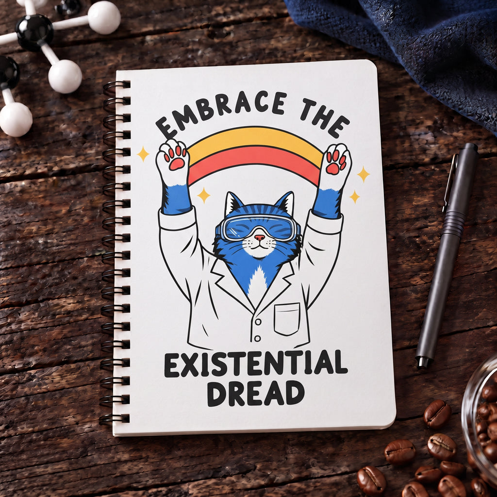 Embrace the Existential Dread A5 Spiral Journal