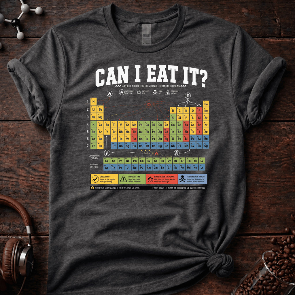 Can I Eat It (white) Tee