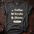 Coffee Scrubs and Gloves Tee