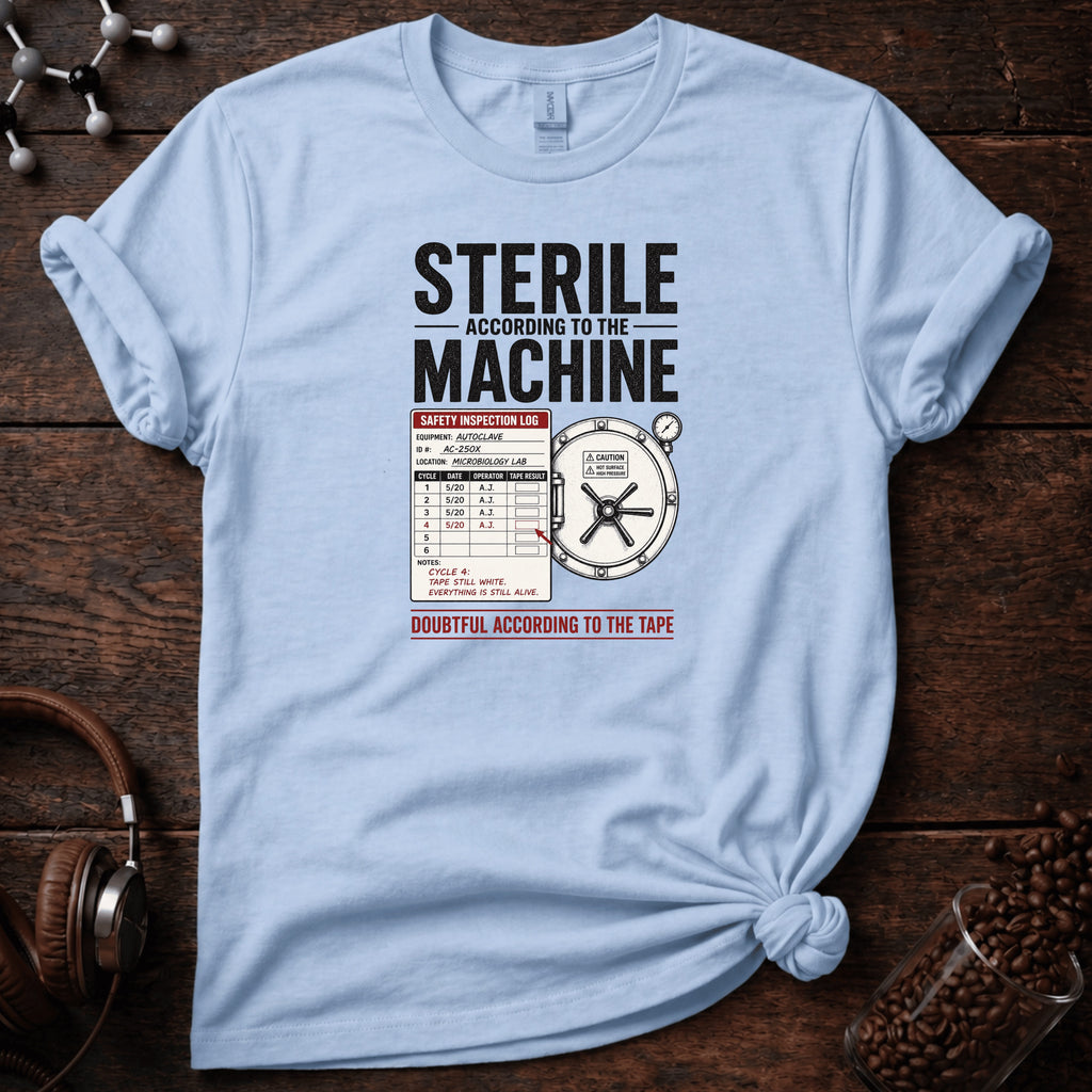 Sterile According to the Machine Tee