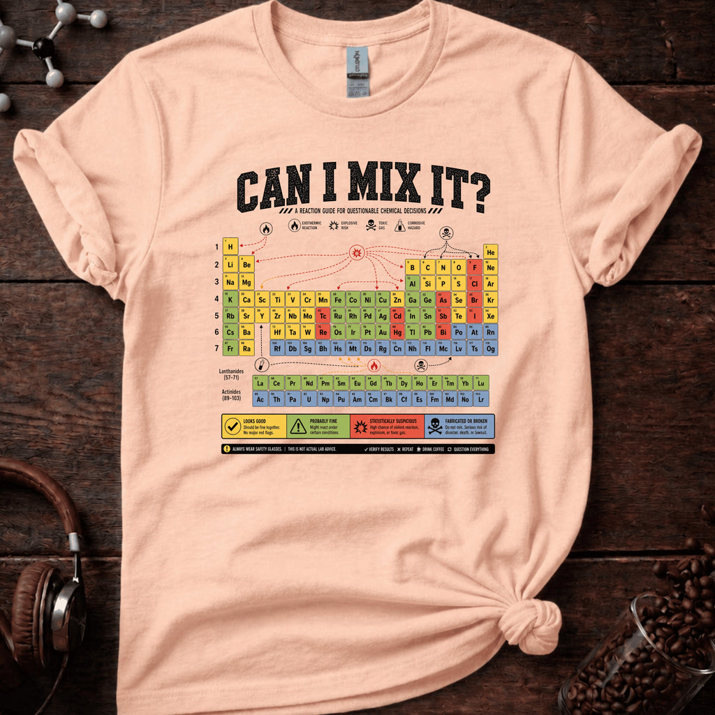 Can I Mix It (Black) Tee