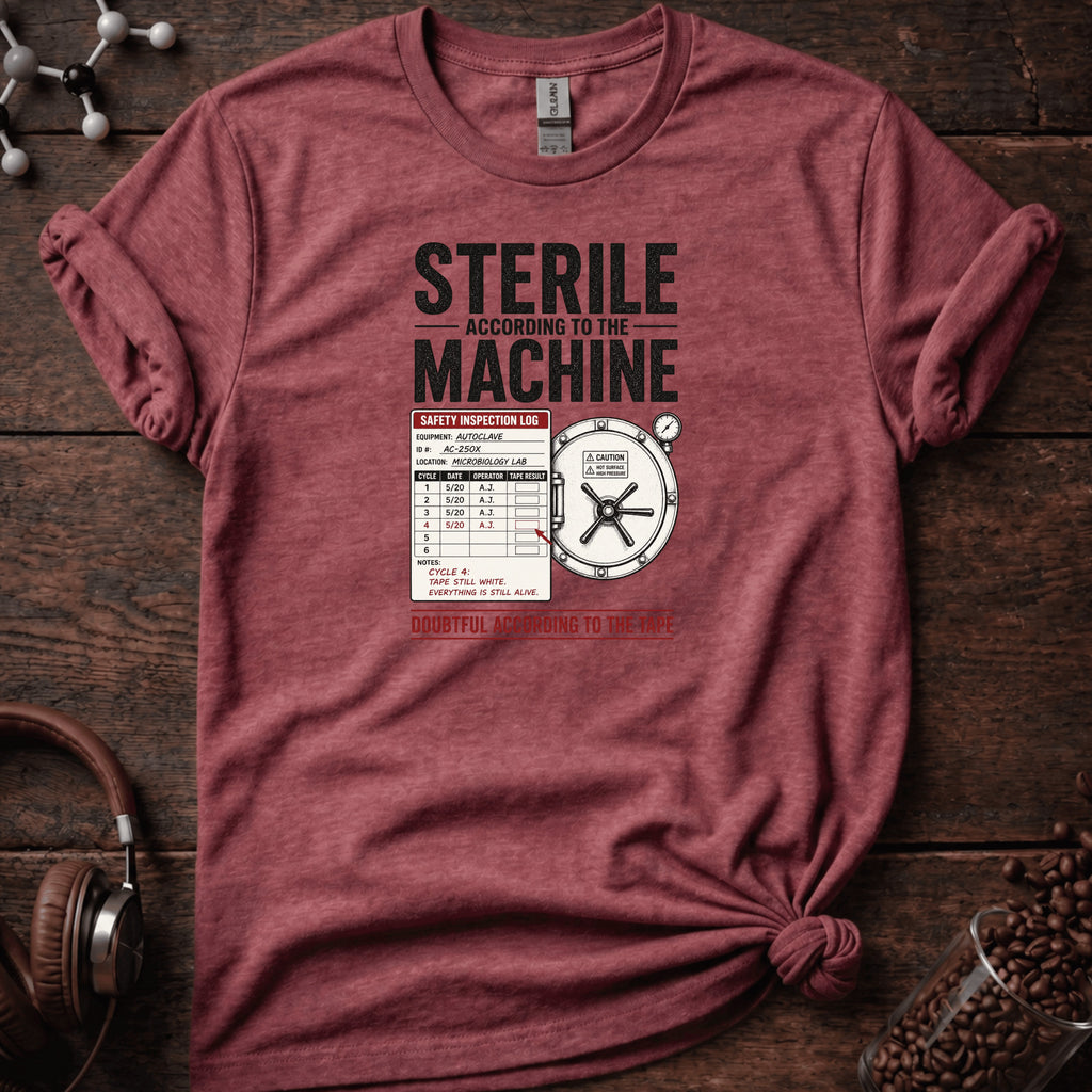 Sterile According to the Machine Tee