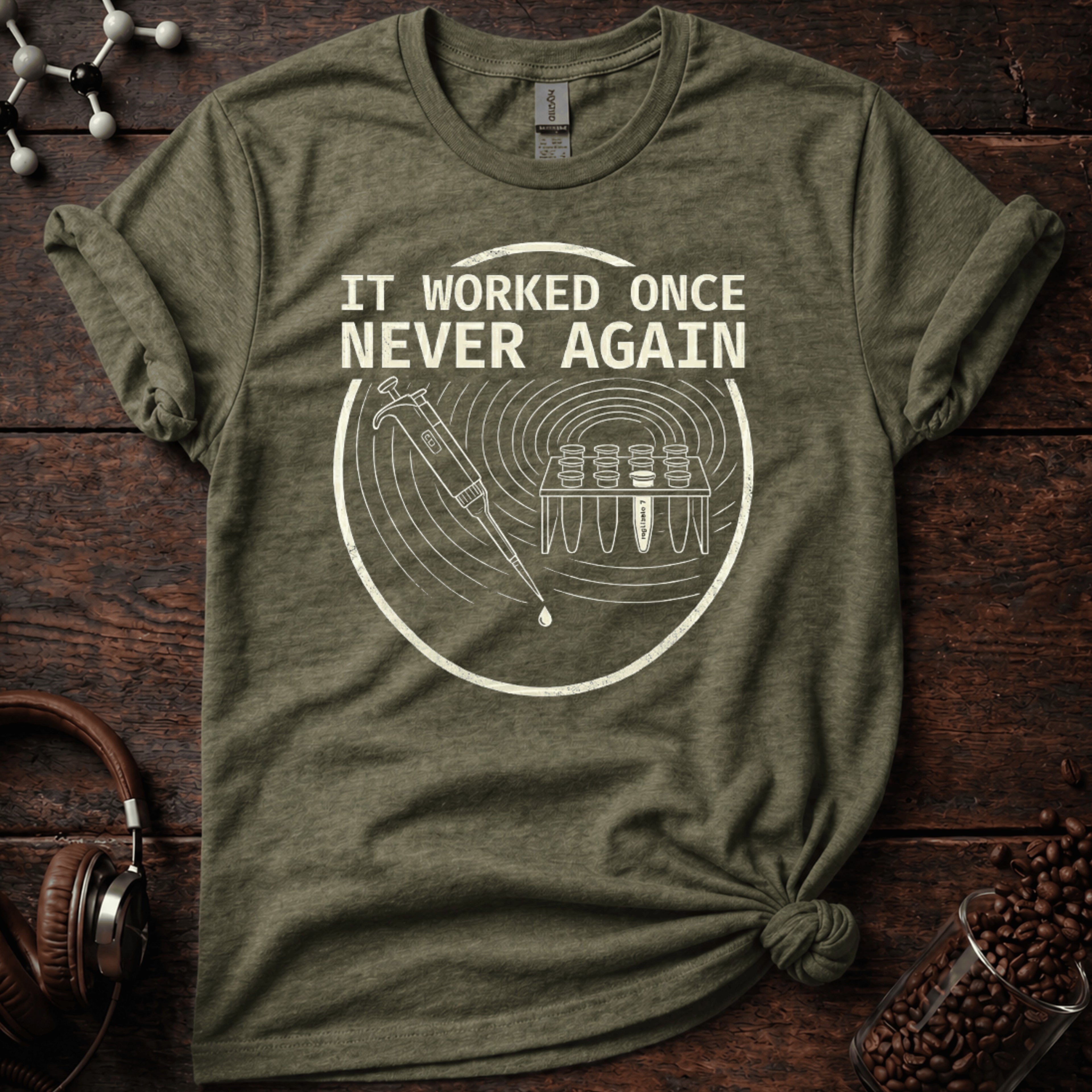 It never worked again Tee