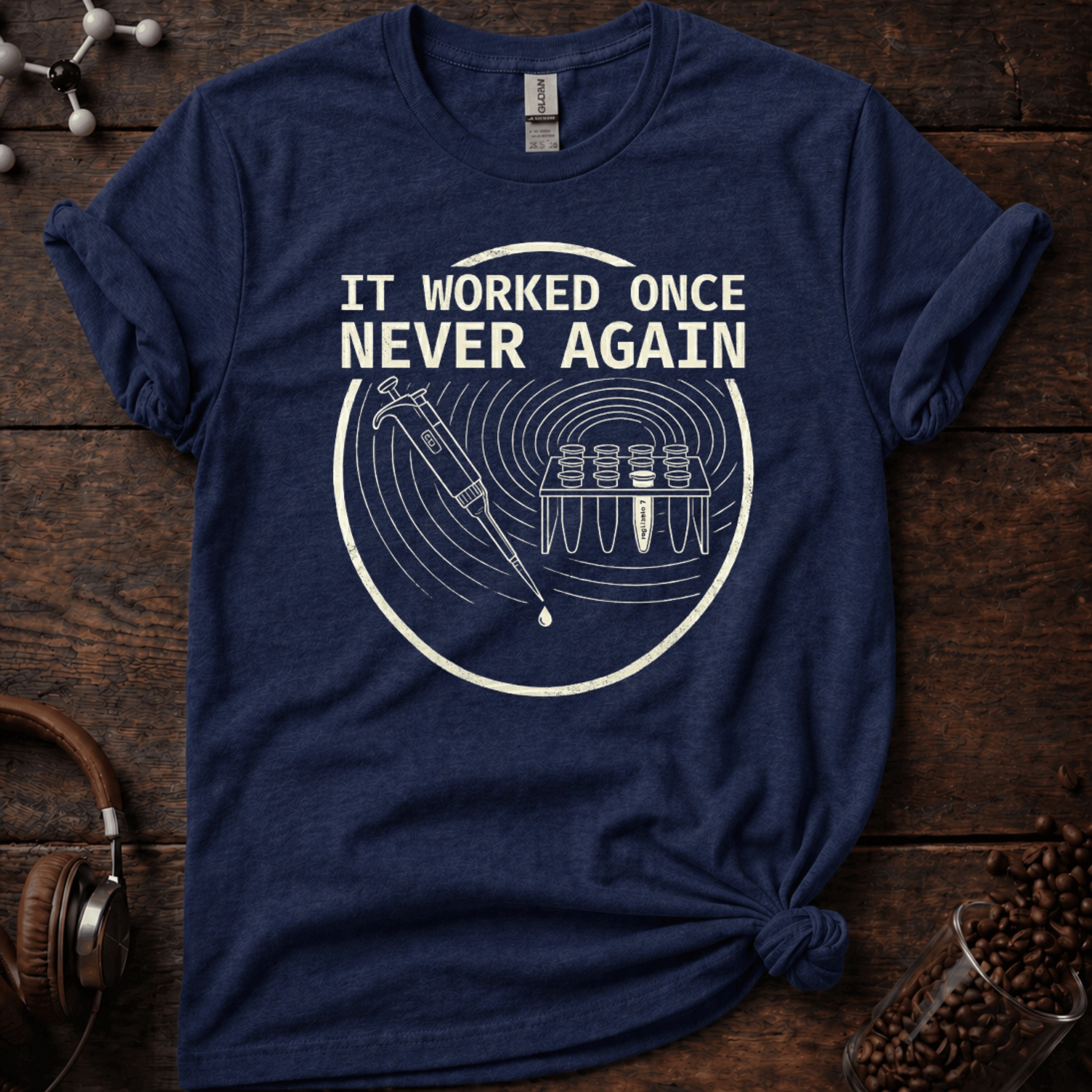It never worked again Tee
