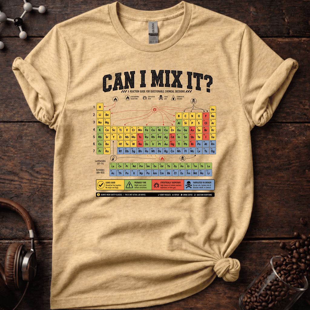 Can I Mix It (Black) Tee
