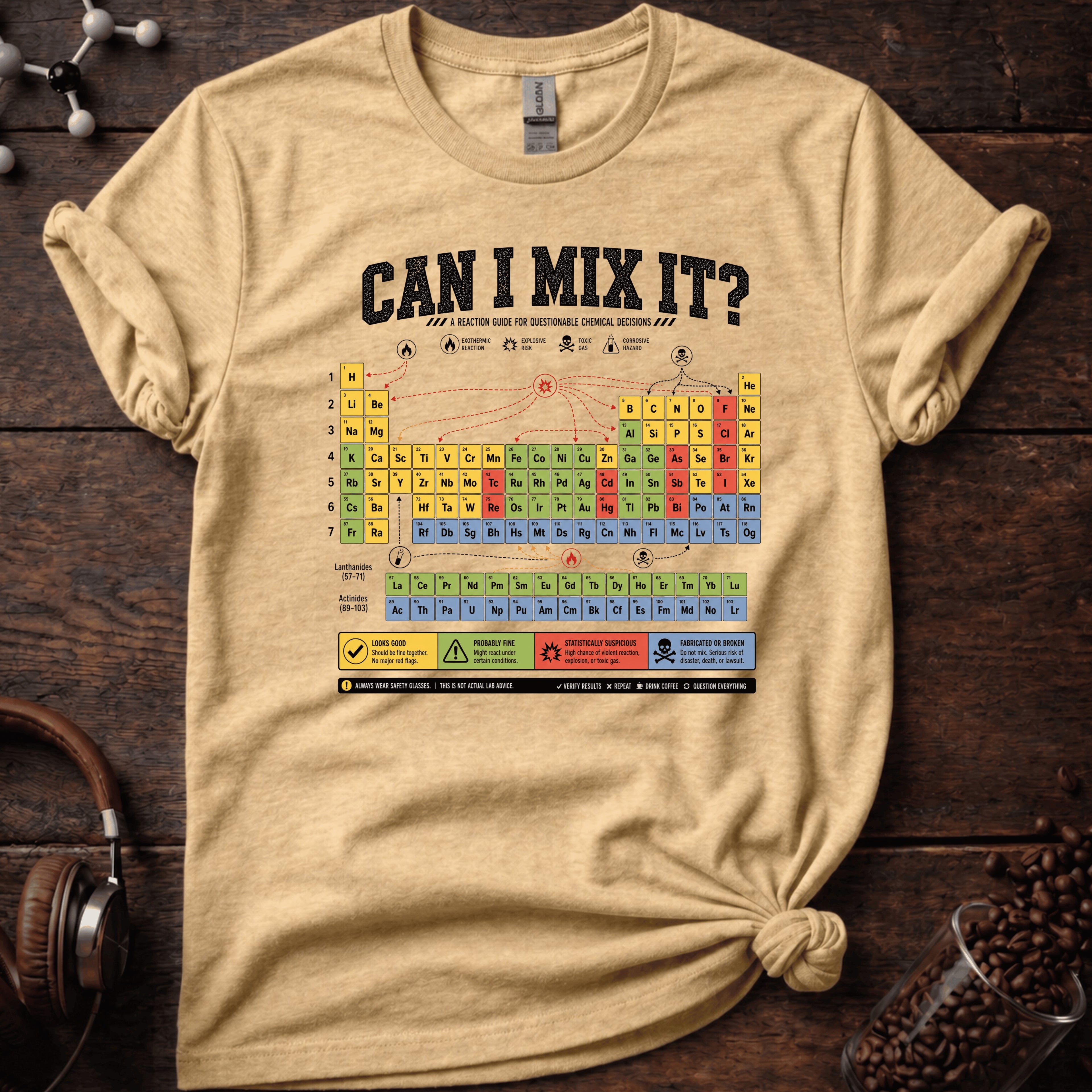 Can I Mix It (Black) Tee