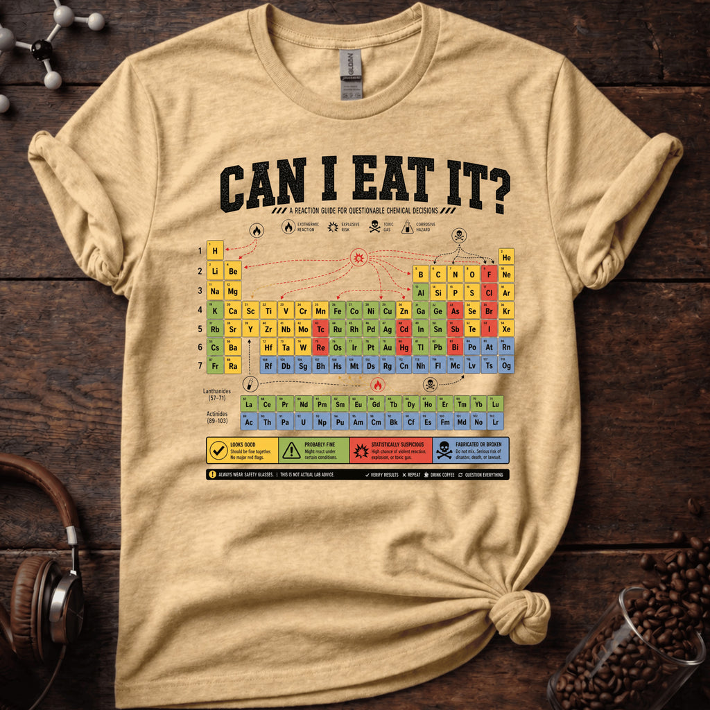 Can I Eat It (Black) Tee