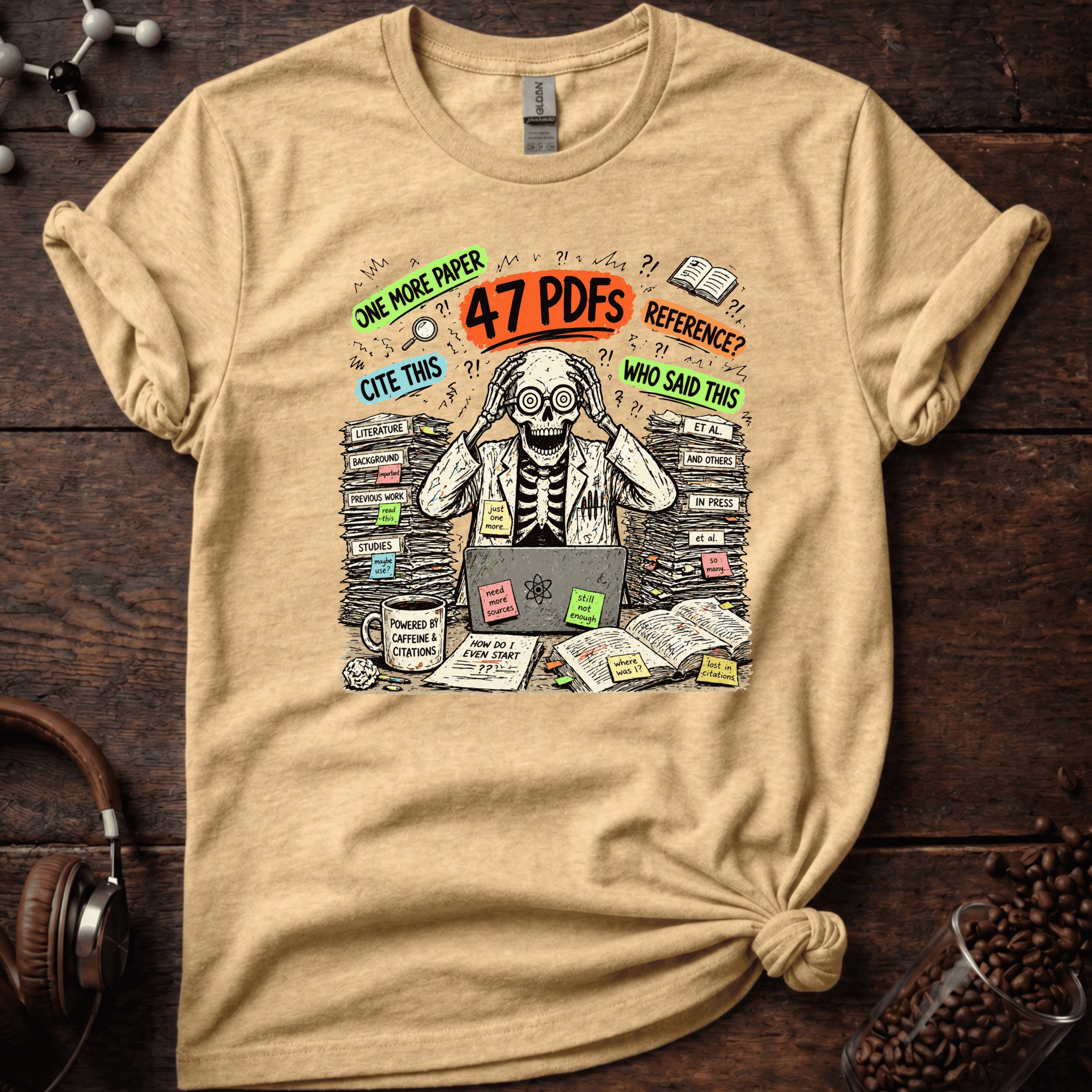 47 PDF's Scientist Tee