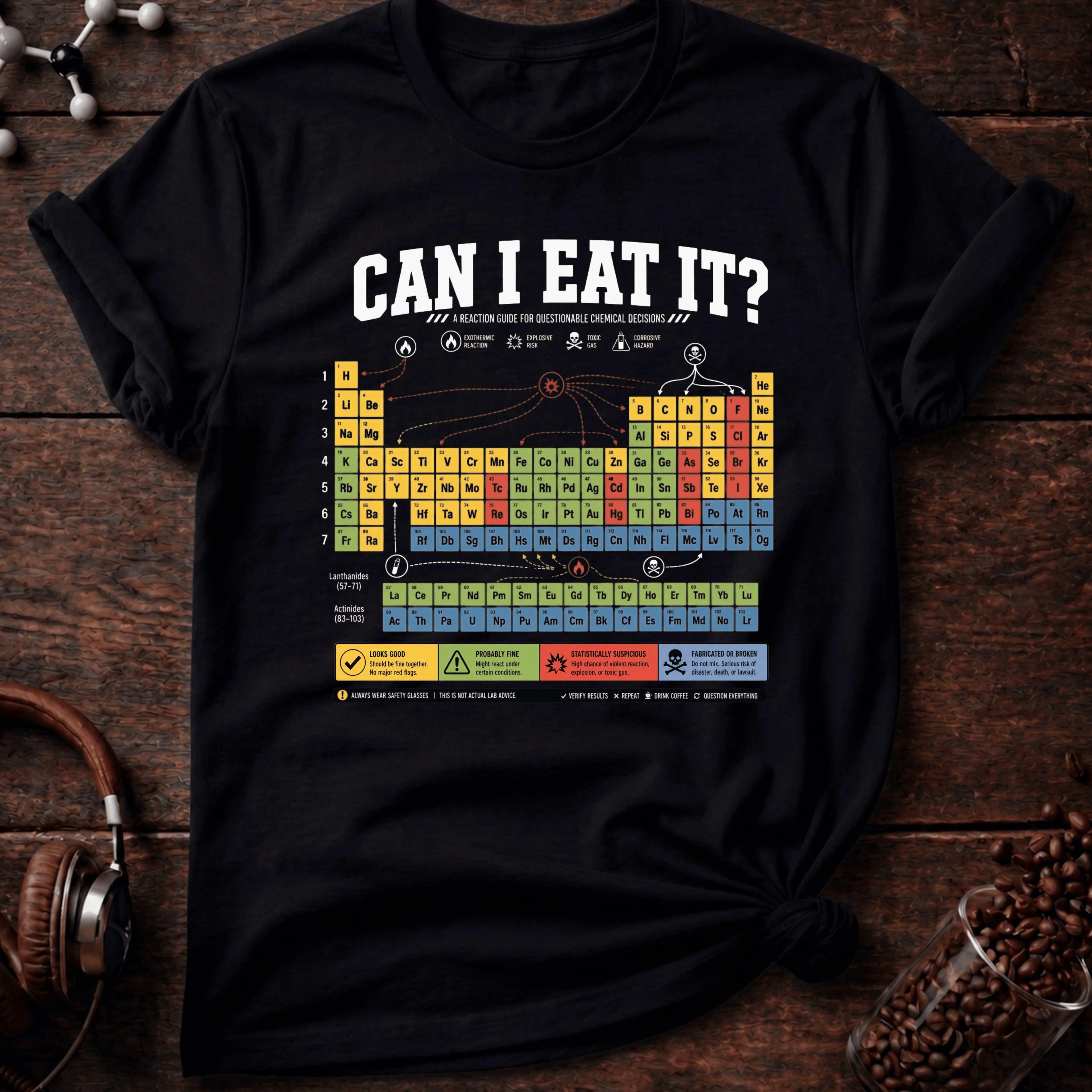 Can I Eat It (white) Tee