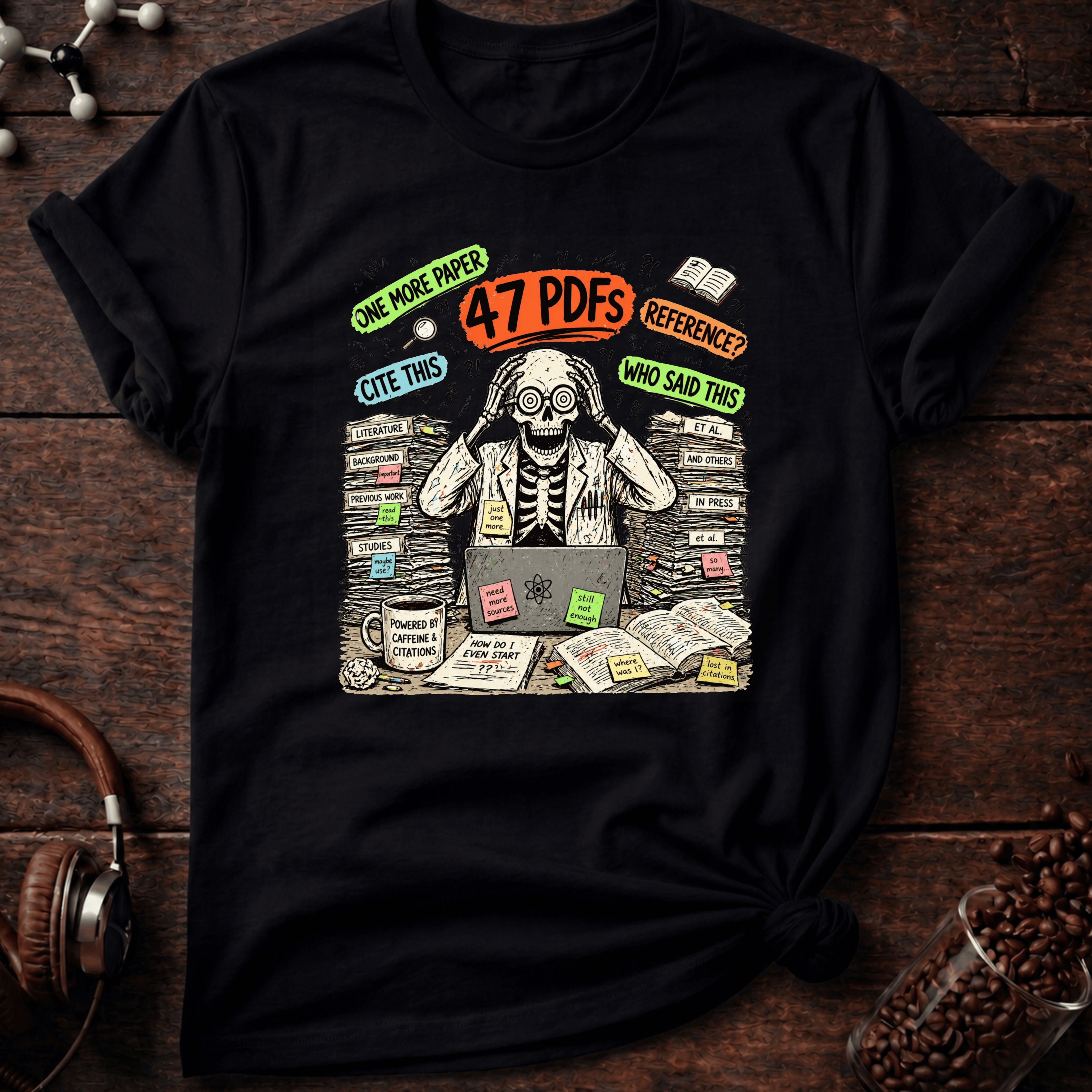 47 PDF's Scientist Tee