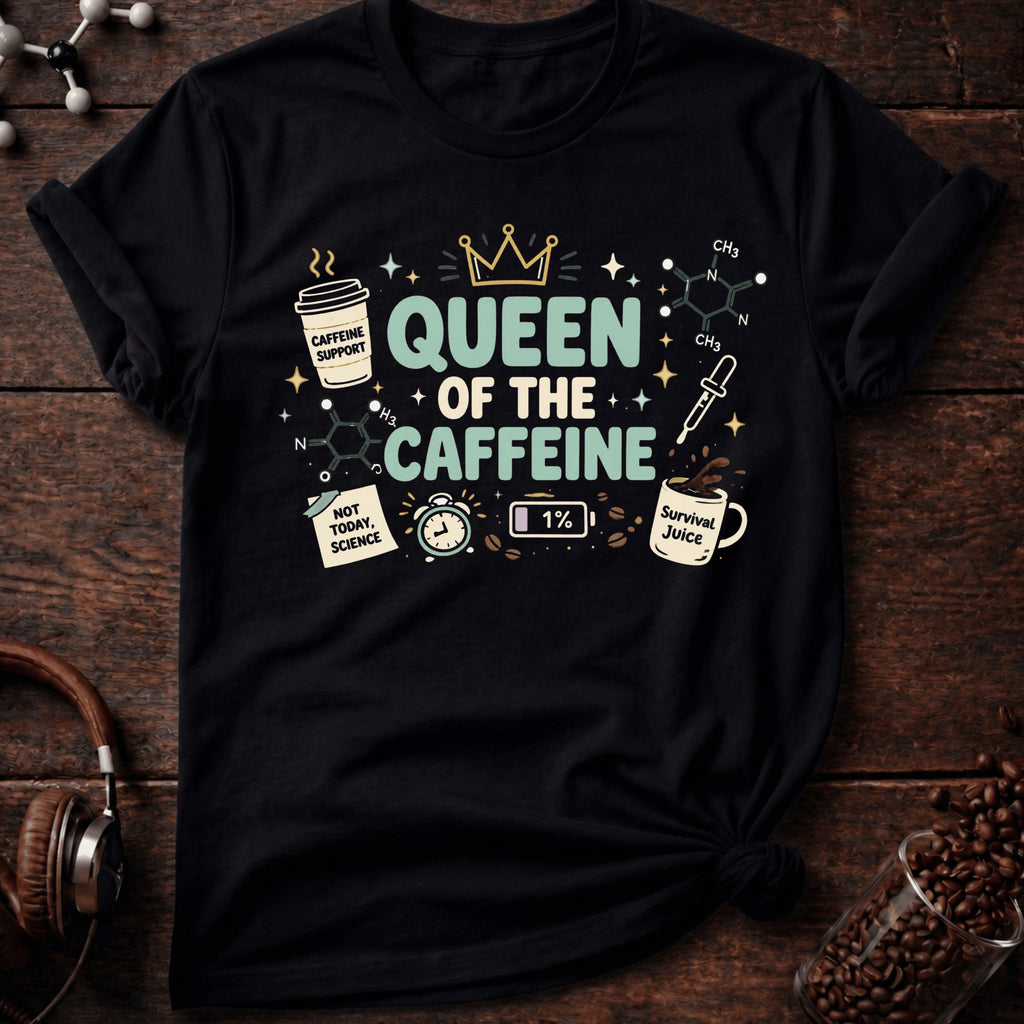 Queen of Caffeine Tee