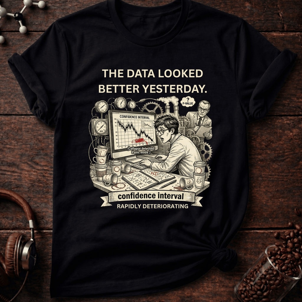 The Data Looked Better Yesterday Tee