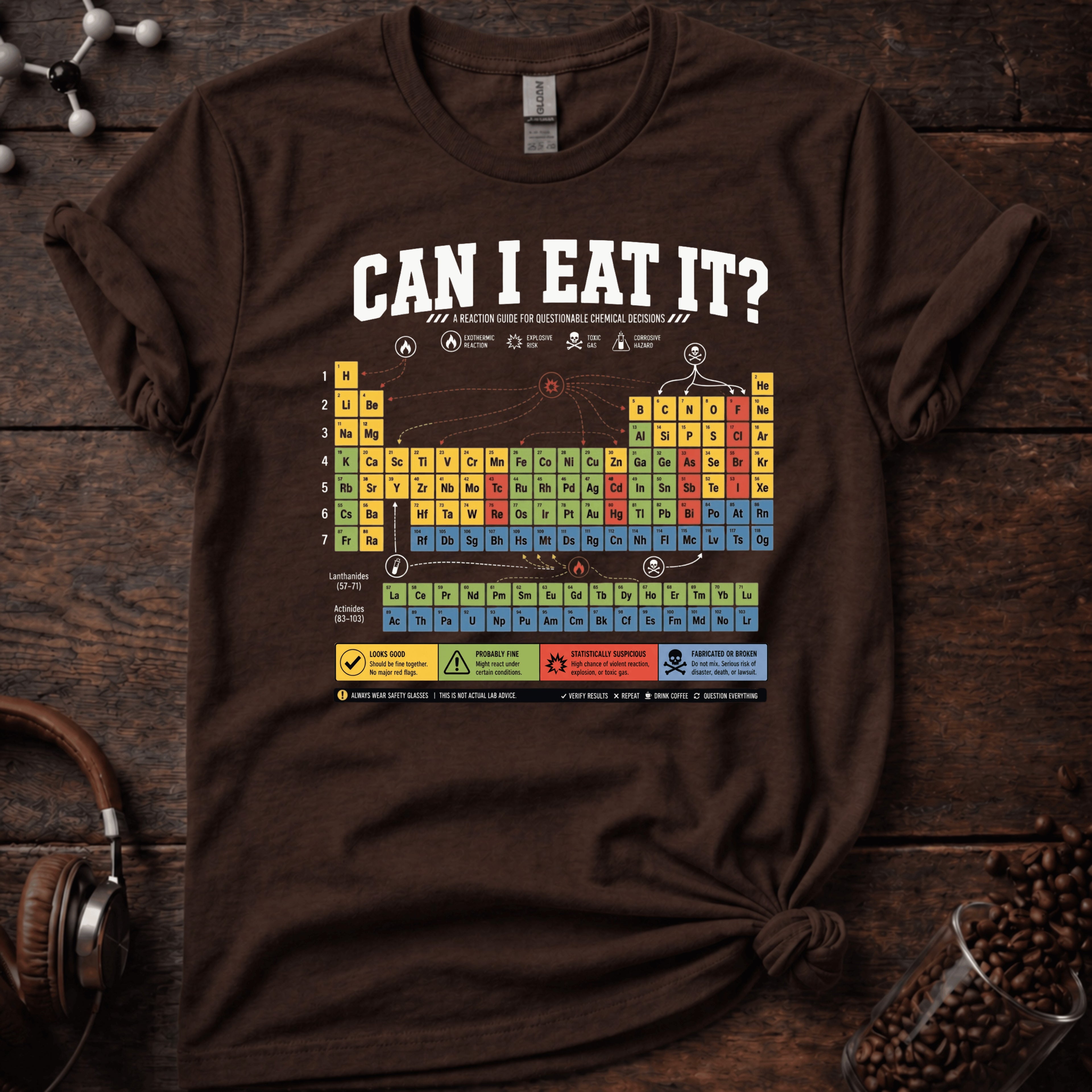 Can I Eat It (white) Tee