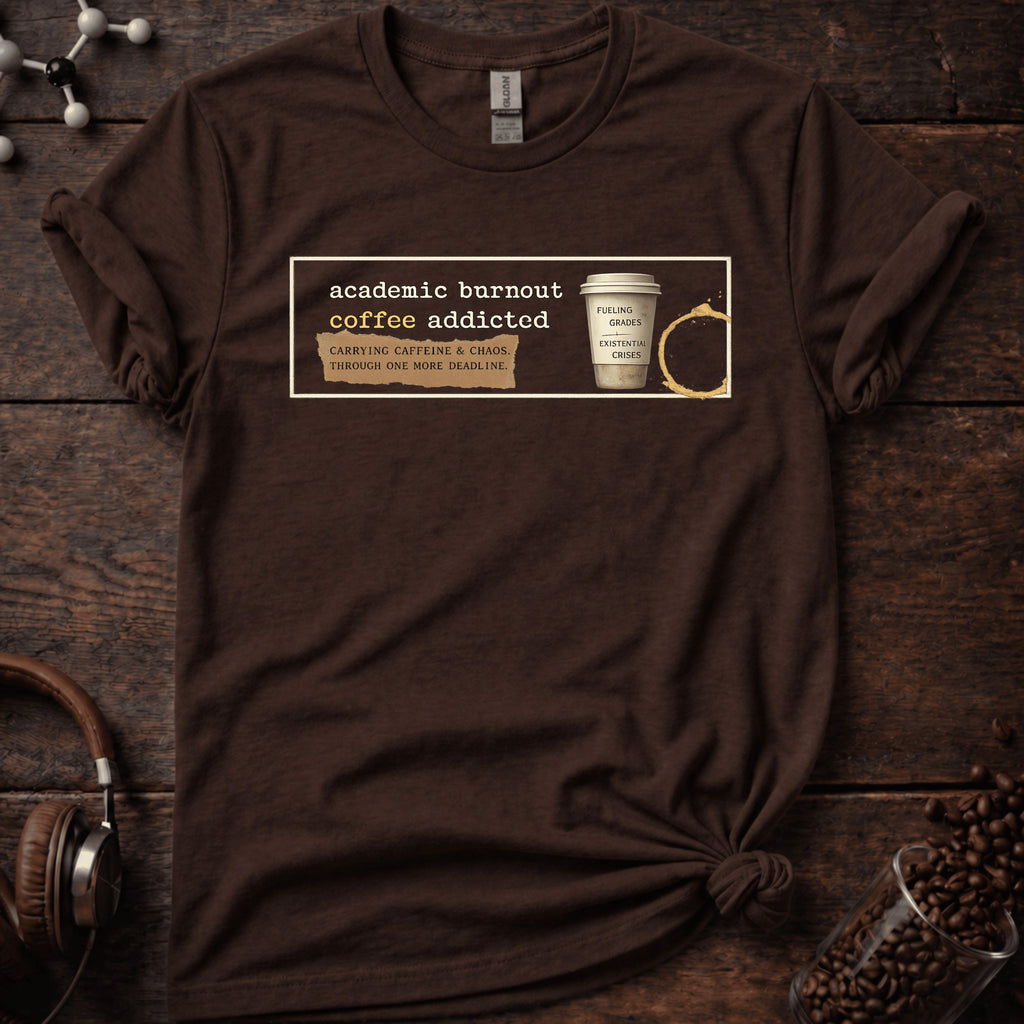 Academic Burnout, Coffee Addicted Tee