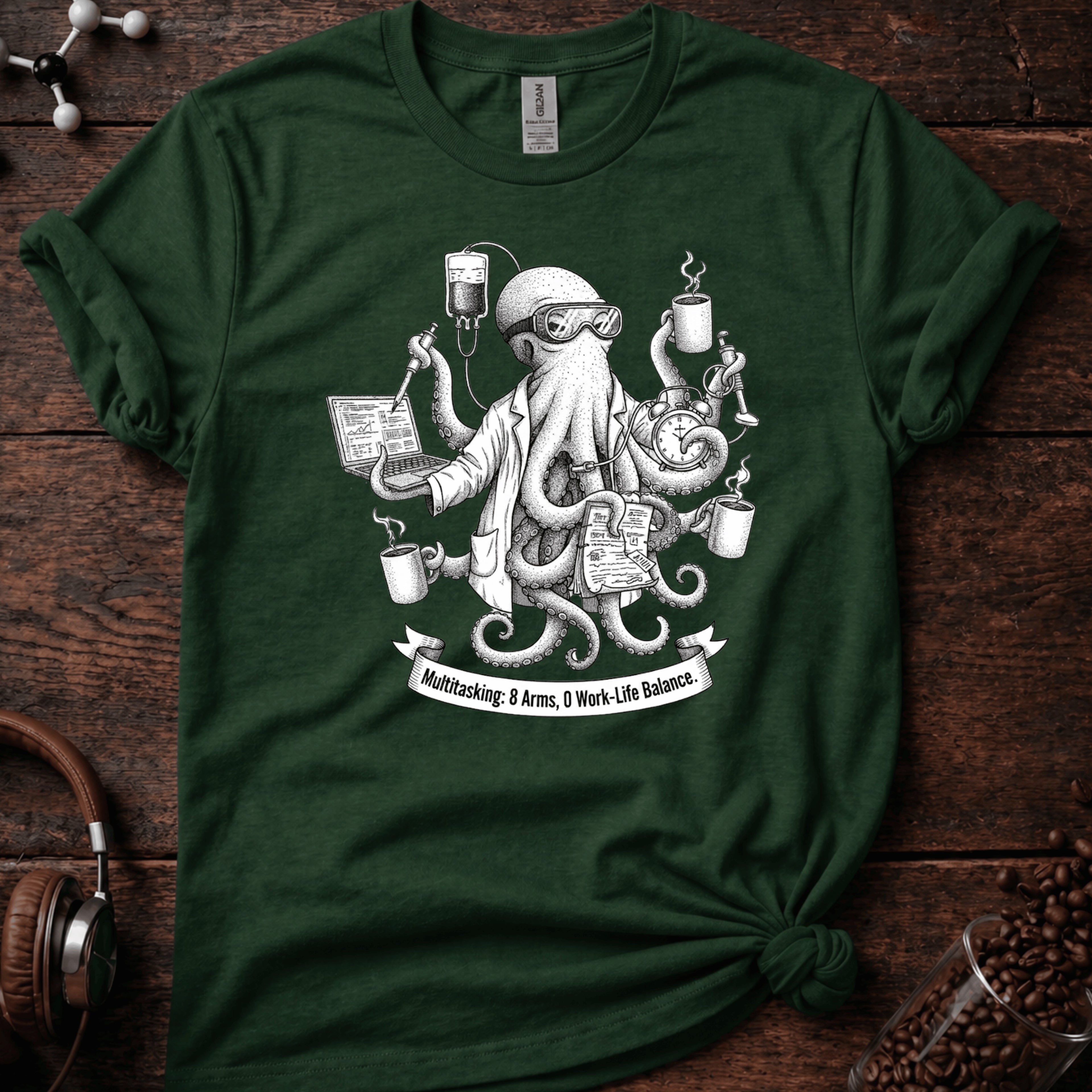 Multitasking 8 Arms Tee