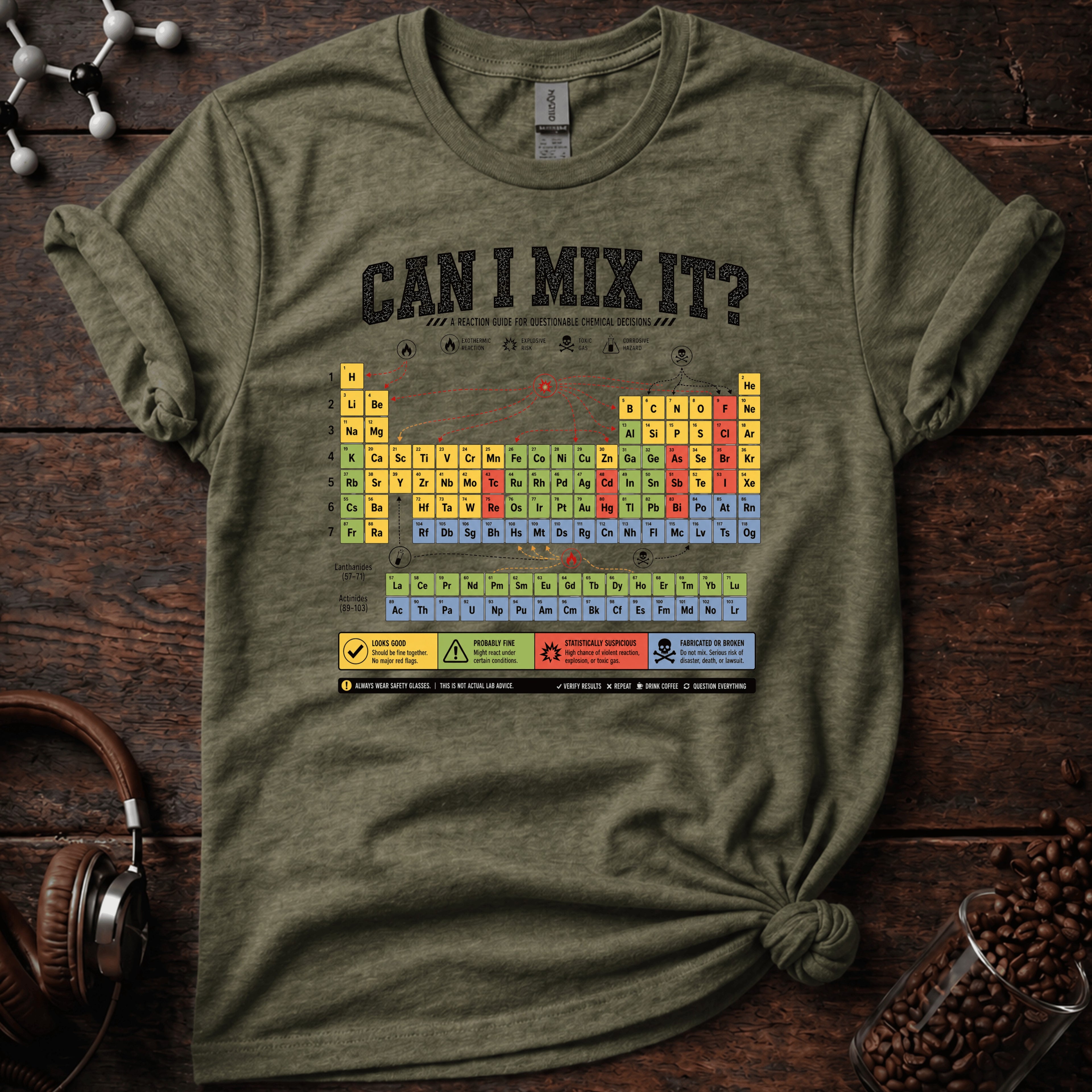 Can I Mix It (Black) Tee