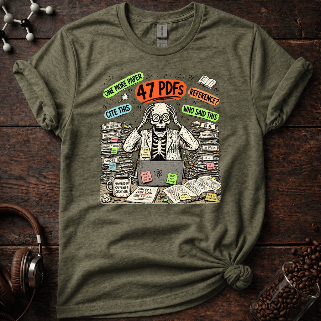 47 PDF's Scientist Tee