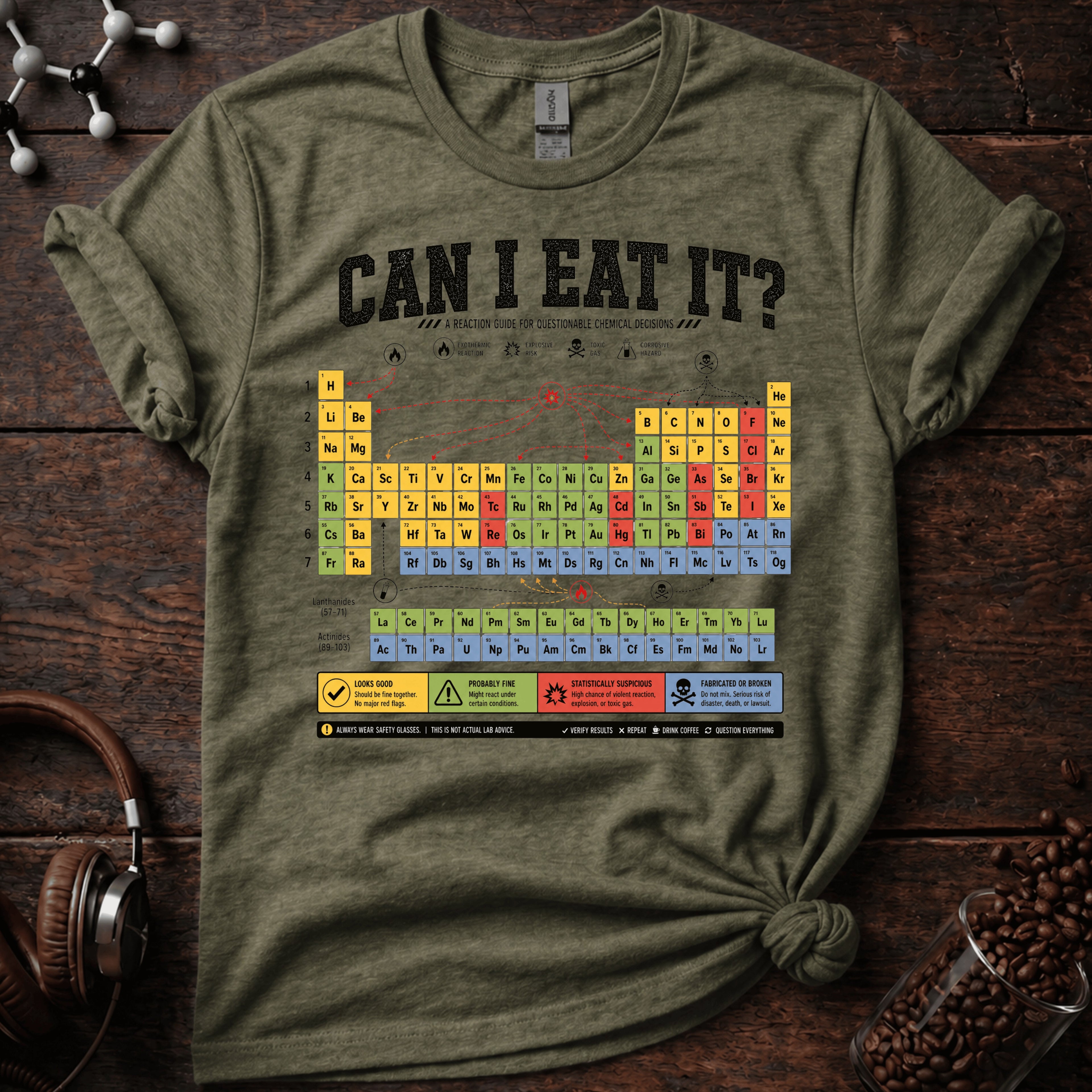 Can I Eat It (Black) Tee