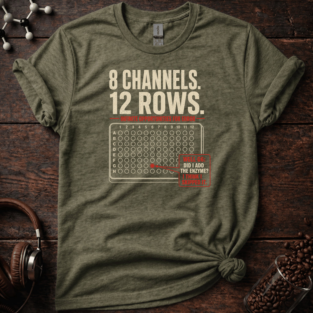 8 Channels 12 Rows Tee