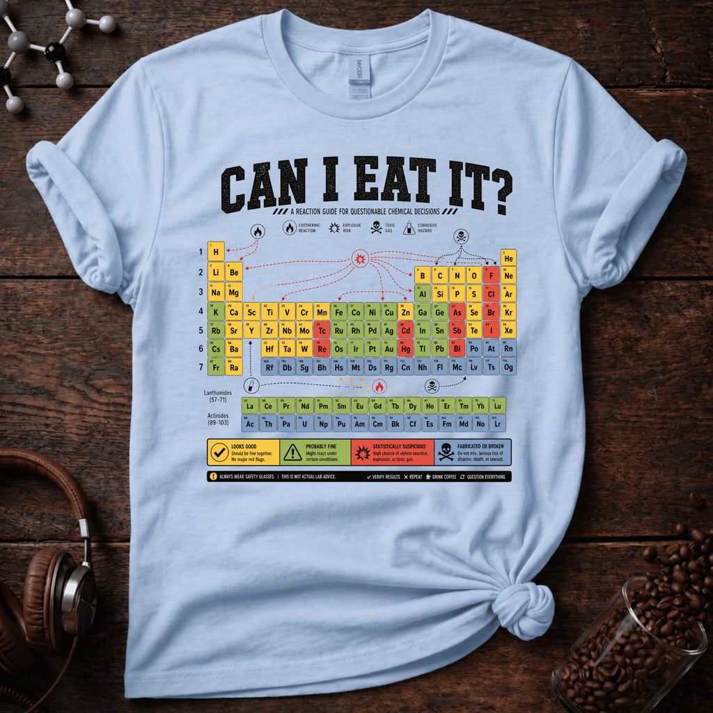 Can I Eat It (Black) Tee