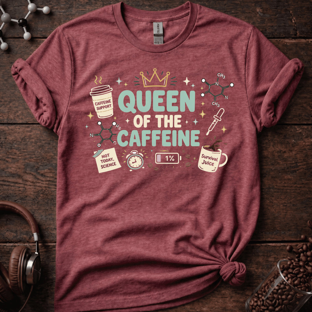Queen of Caffeine Tee