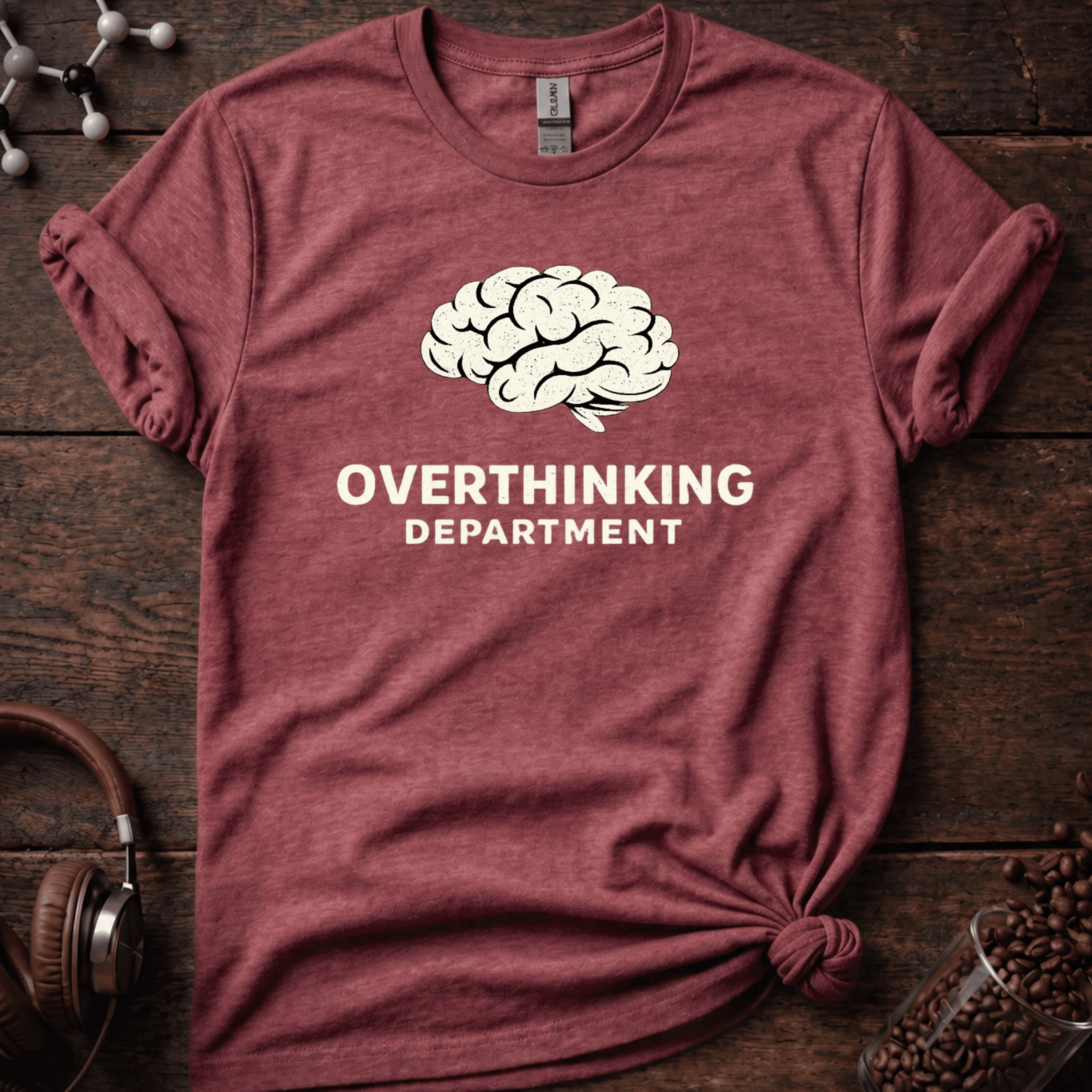 Overthinking Department Tee