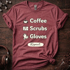 Coffee Scrubs and Gloves Tee