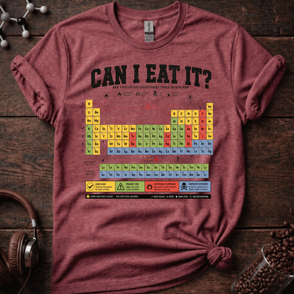 Can I Eat It (Black) Tee