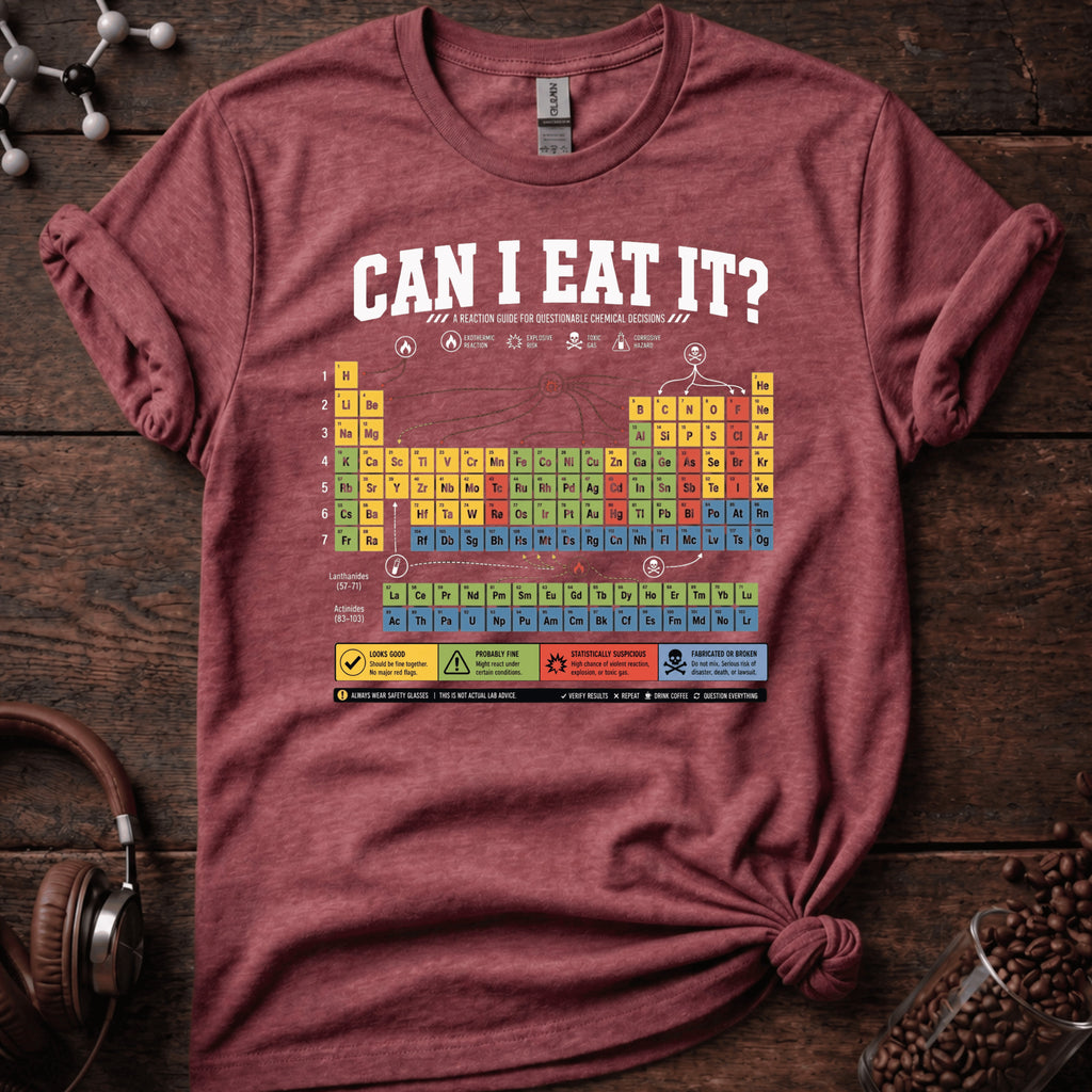 Can I Eat It (white) Tee