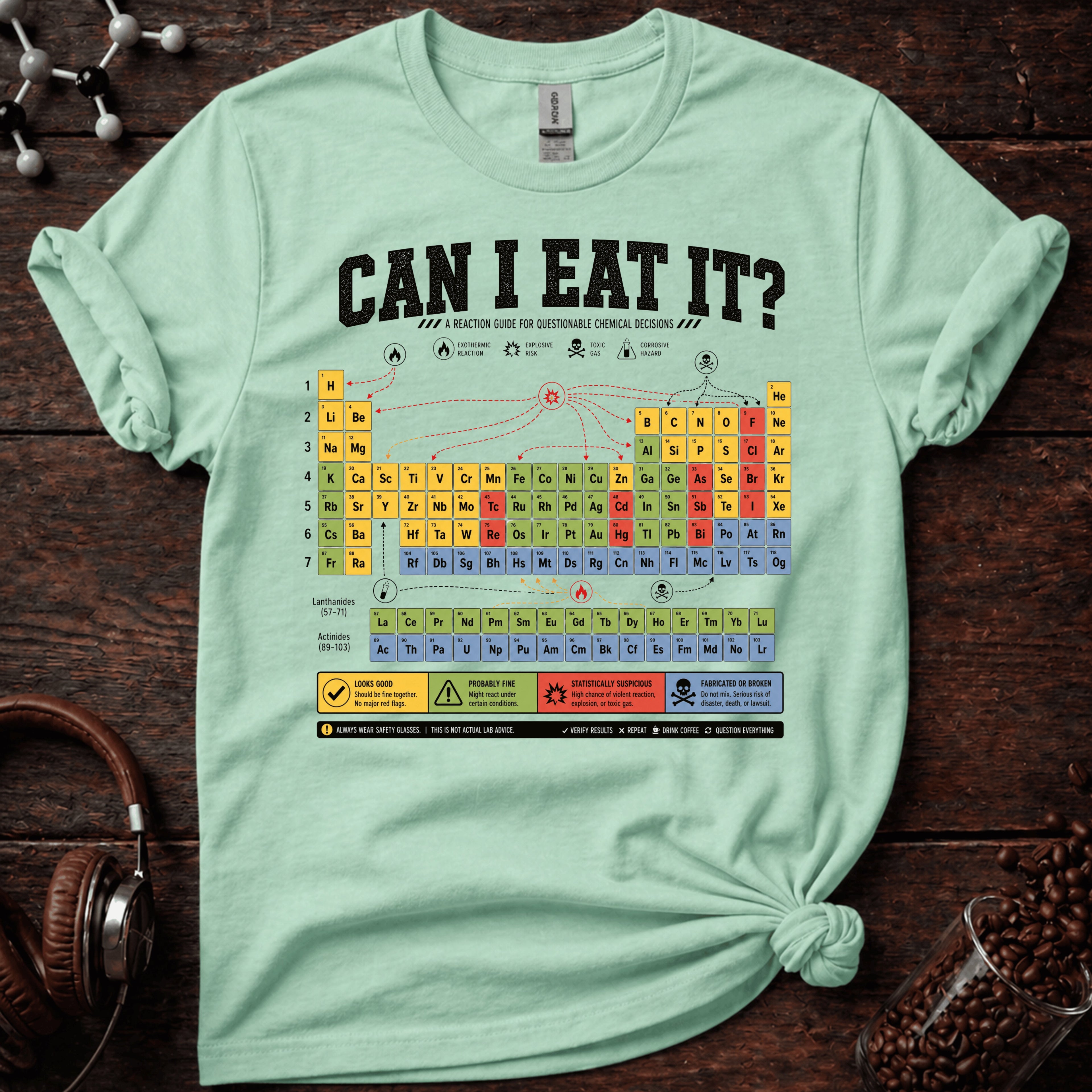 Can I Eat It (Black) Tee