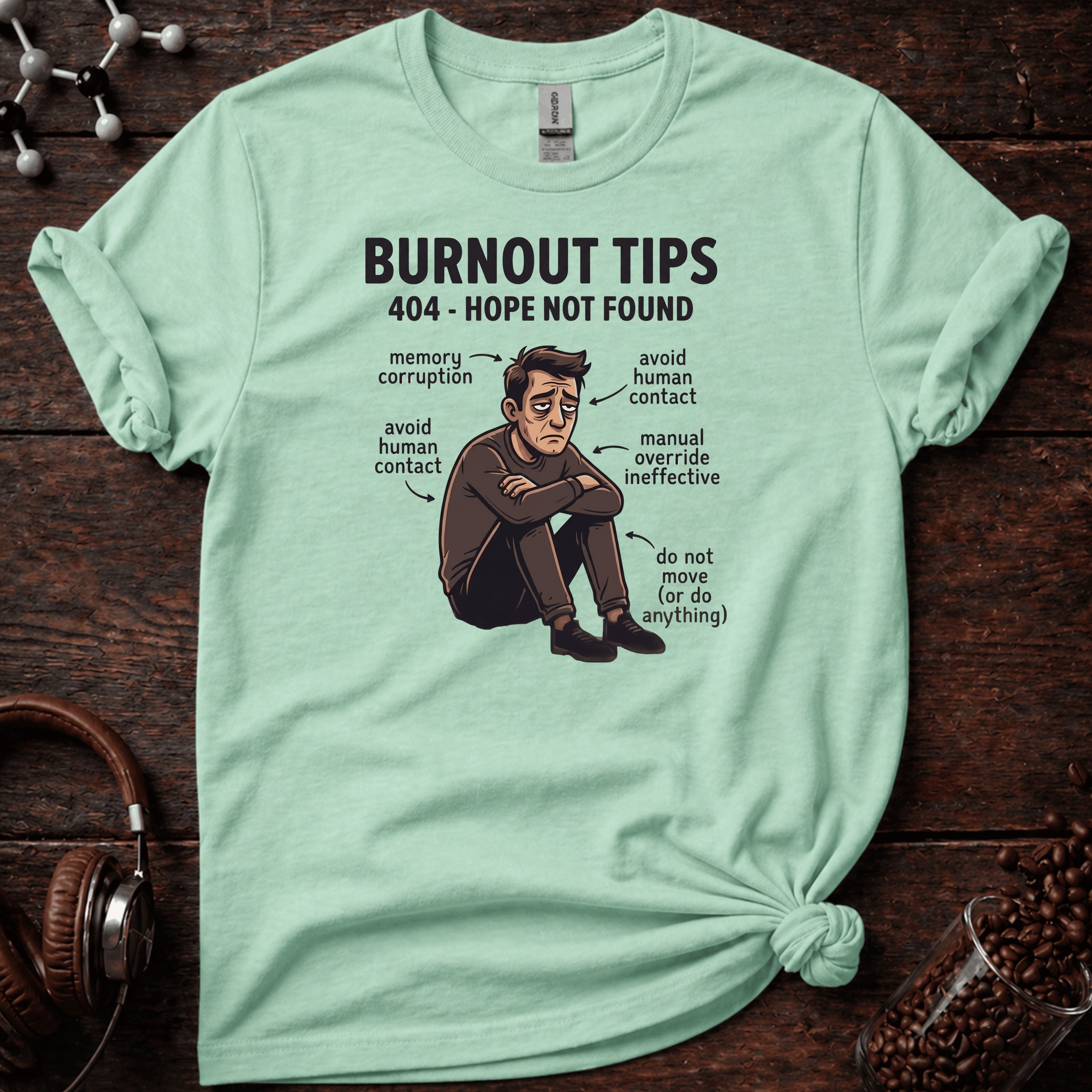 Burn out tips Tee