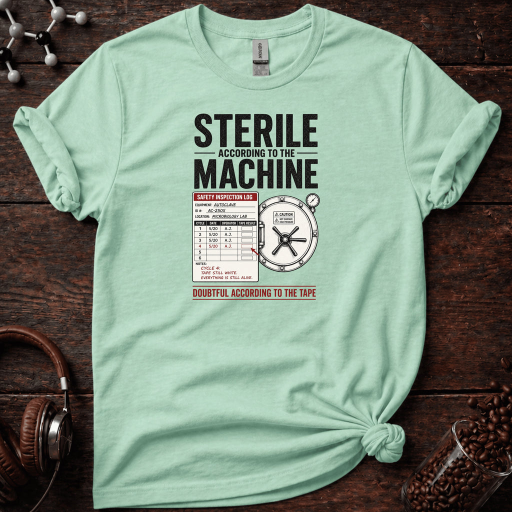 Sterile According to the Machine Tee