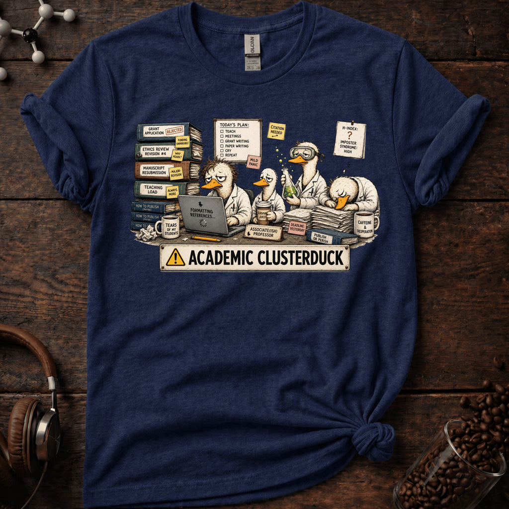 Academic Clusterduck Tee