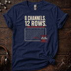 8 Channels 12 Rows Tee