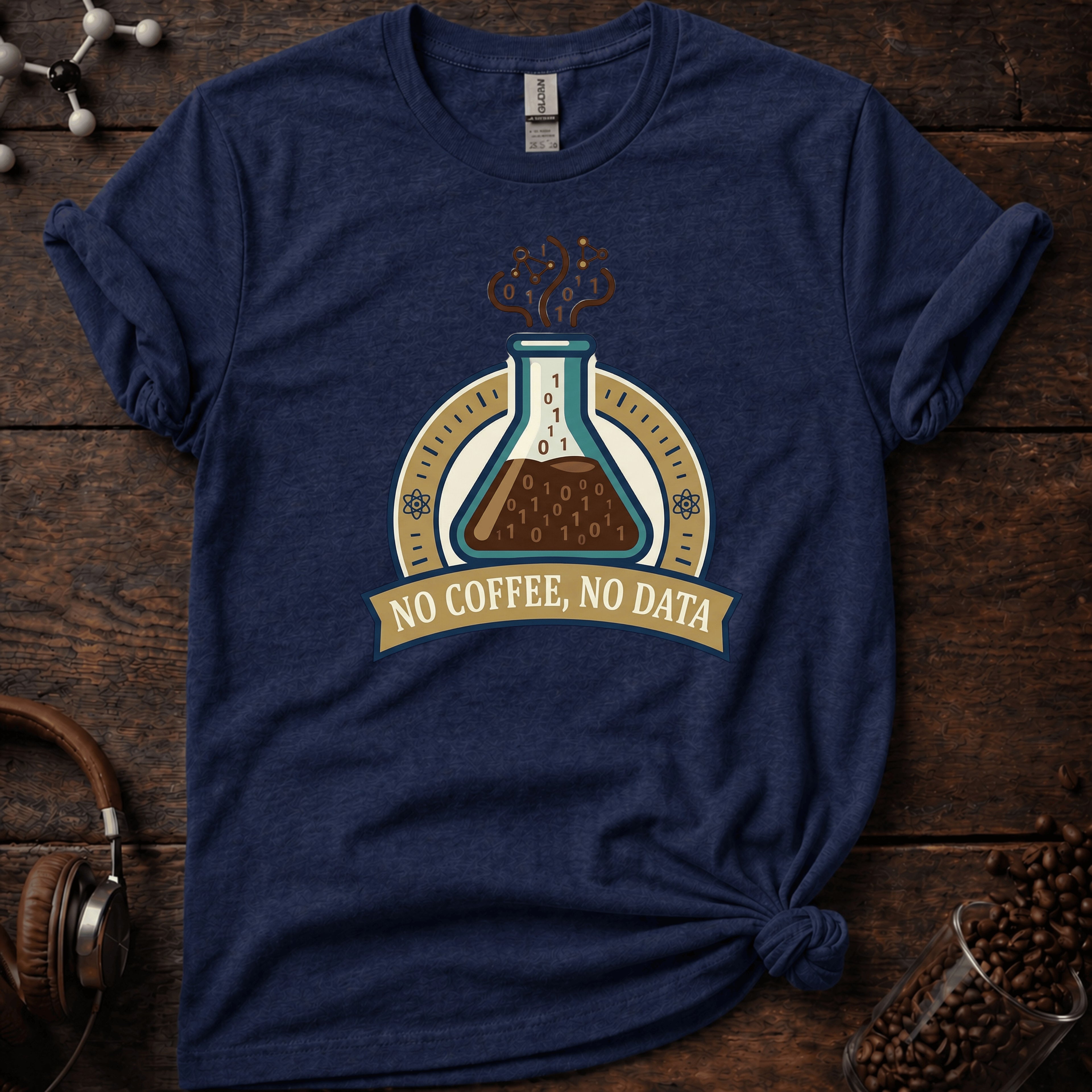 No Coffee, No Data T-Shirt