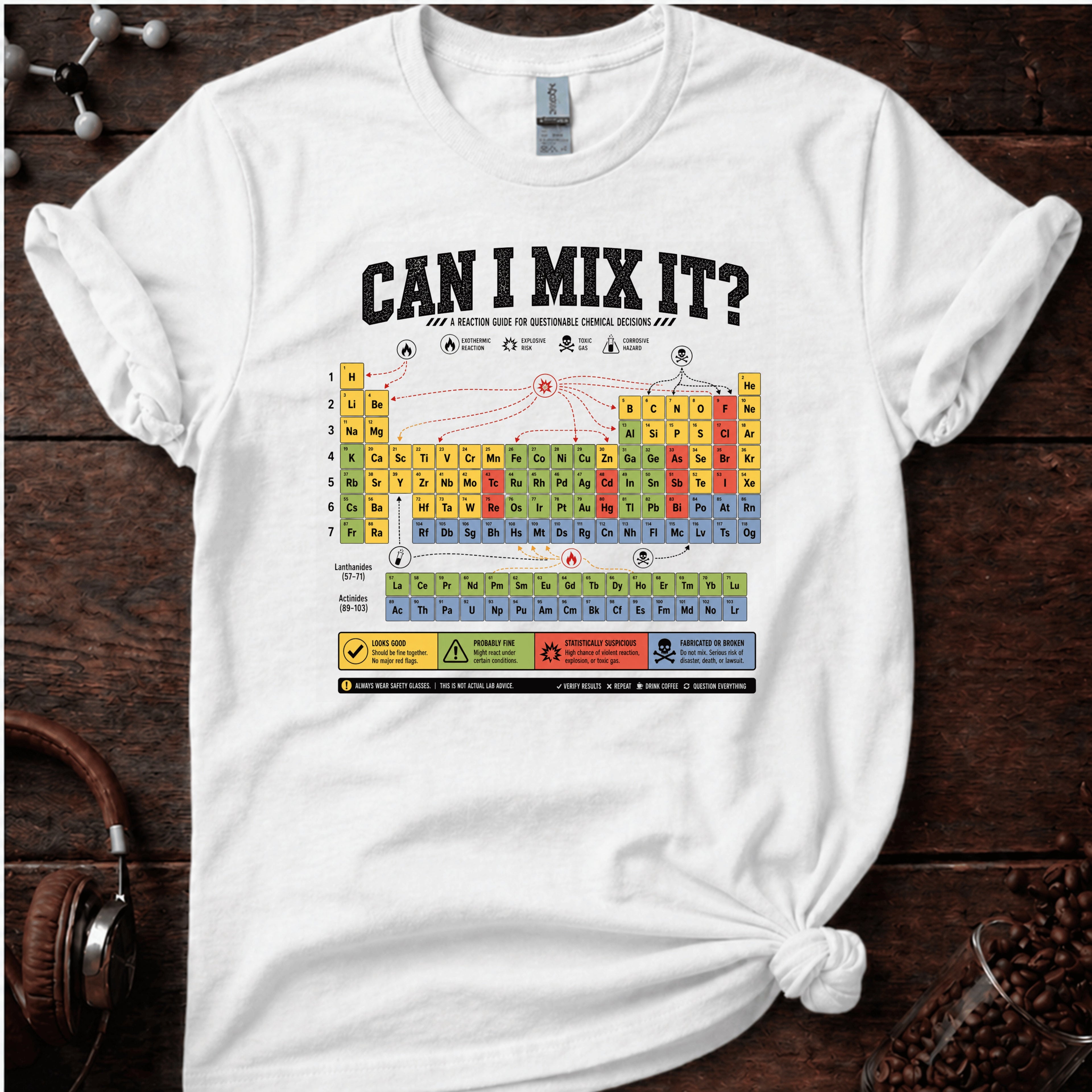 Can I Mix It (Black) Tee