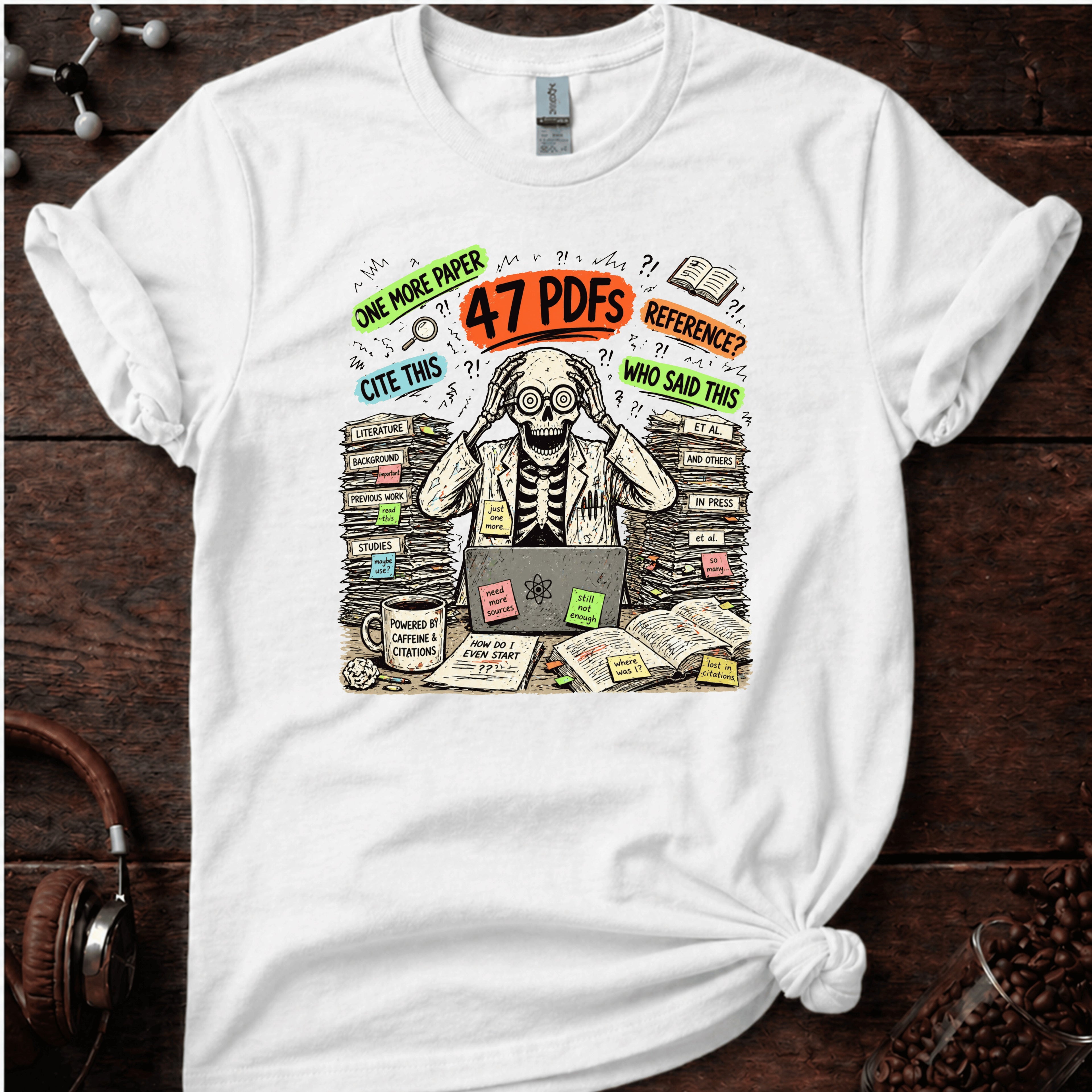47 PDF's Scientist Tee