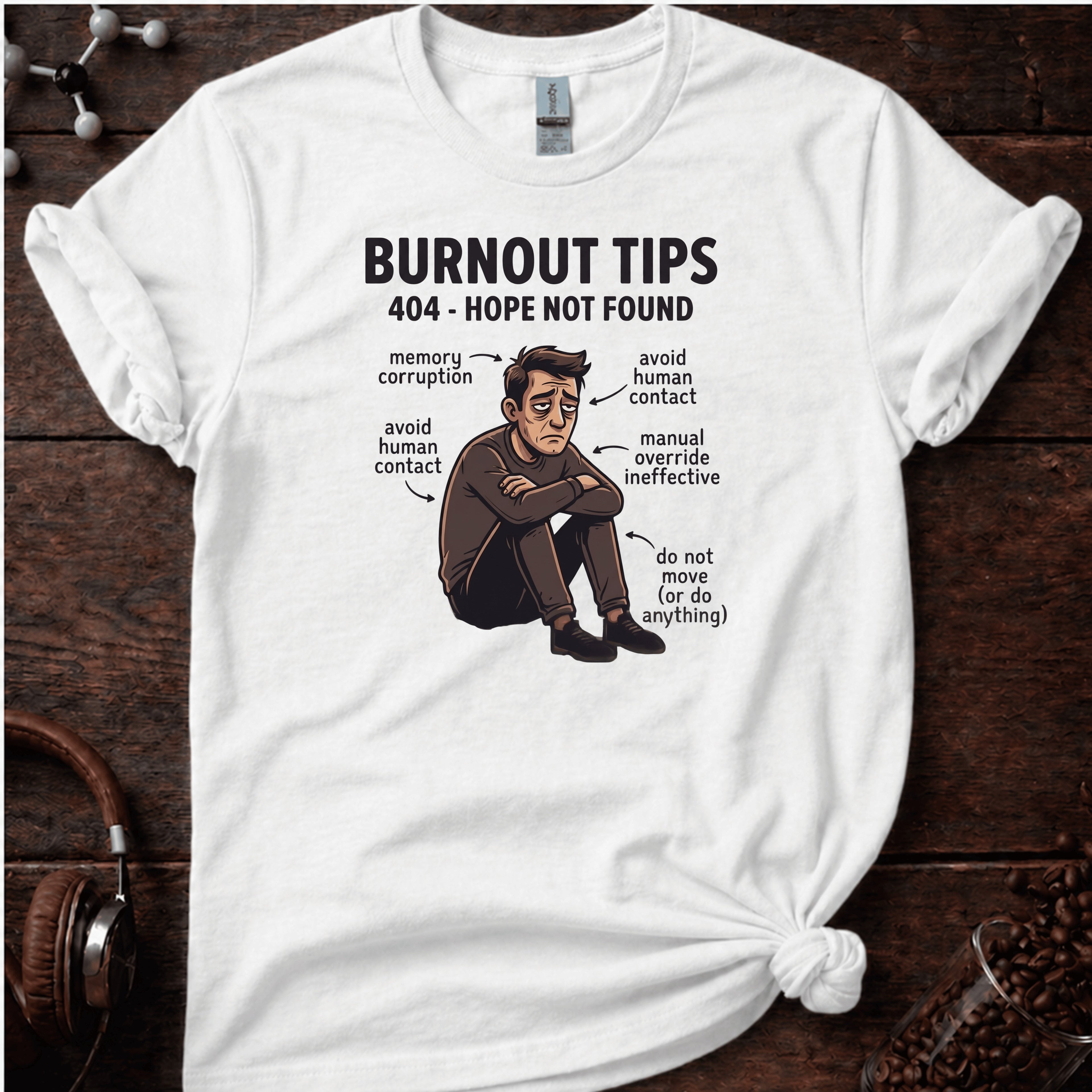 Burn out tips Tee