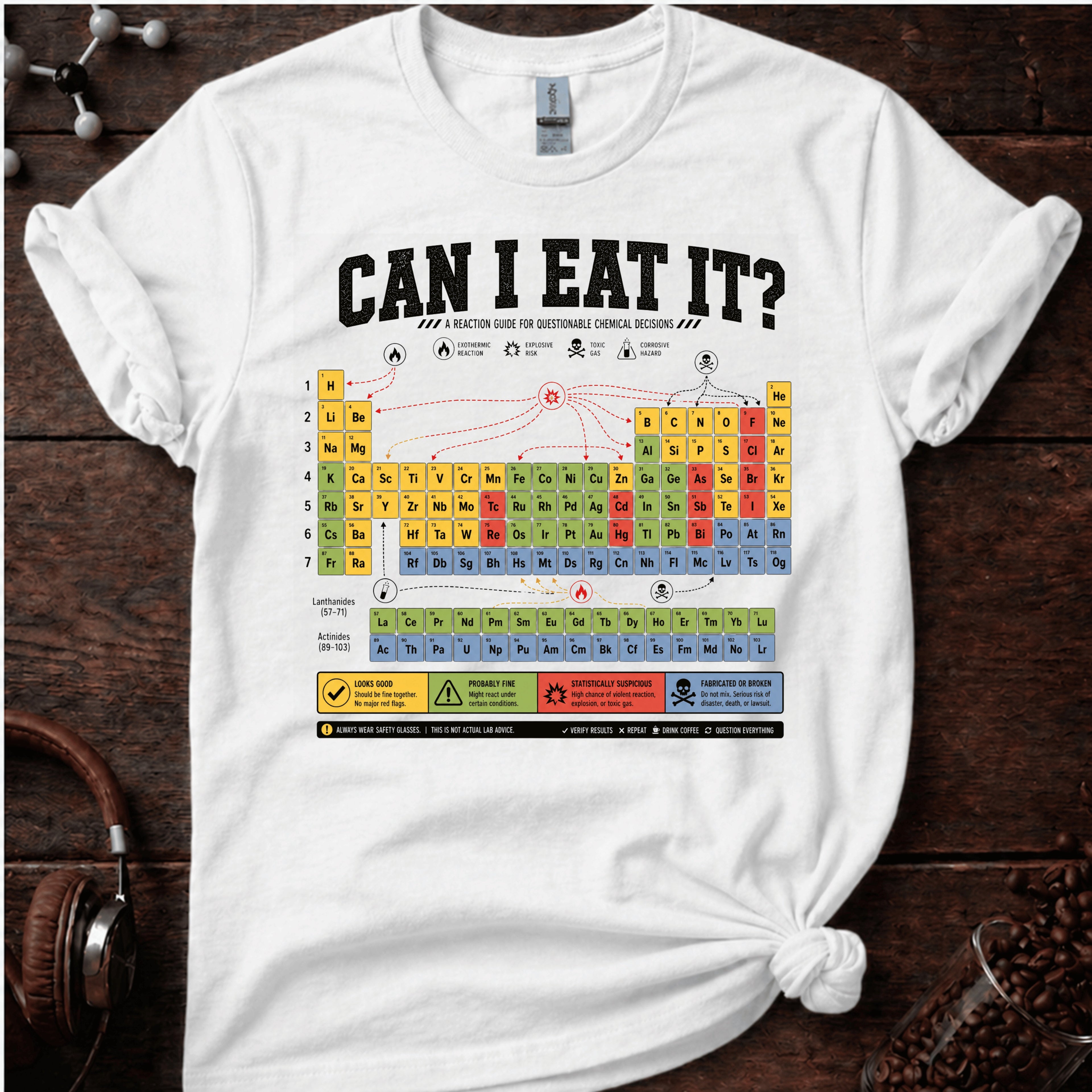 Can I Eat It (Black) Tee